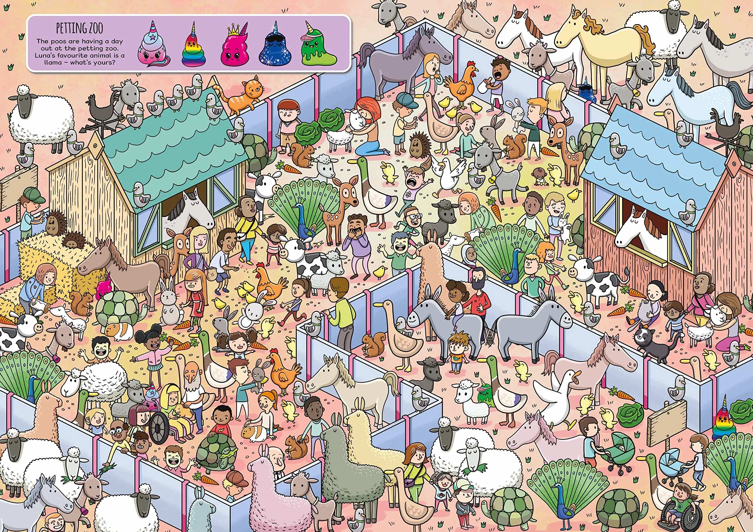 Where's the Unicorn Poo? A Search and find