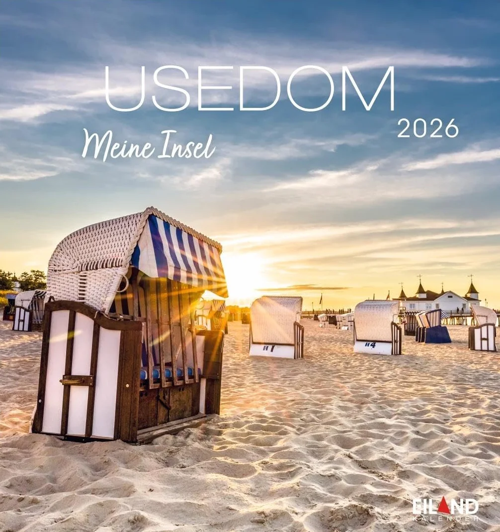 Usedom Postkartenkalender 2026 - Meine Insel: Traumhafter Fotokalender im Postkartenformat. Idyllische Inselfotos in einem kleinen Kalender zum Aufstellen und Aufhängen.