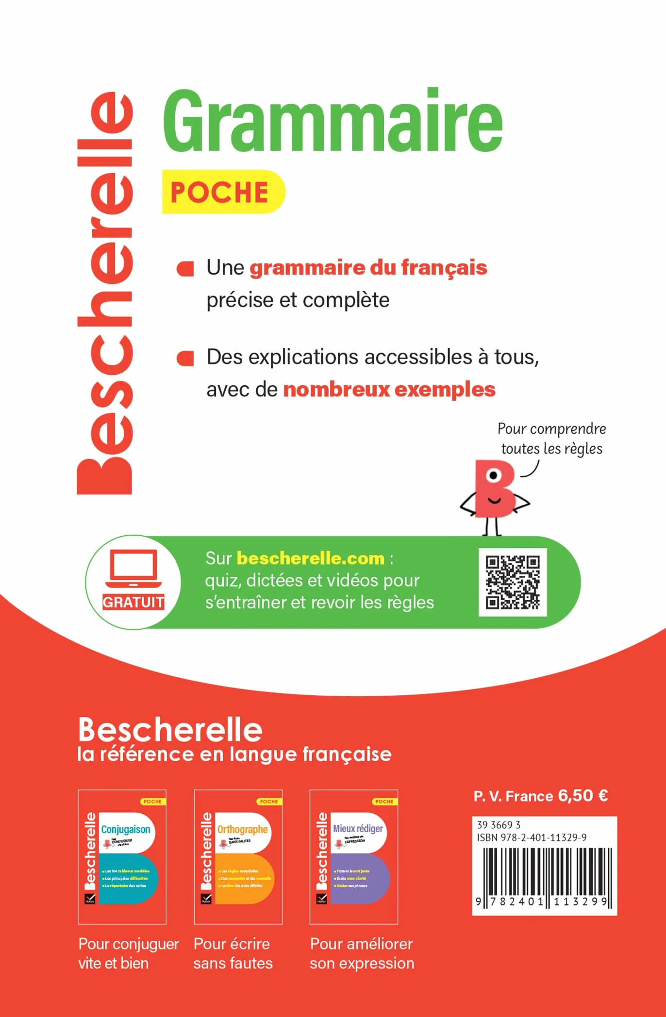 Bescherelle - Grammaire (poche): l'essentiel de la grammaire française