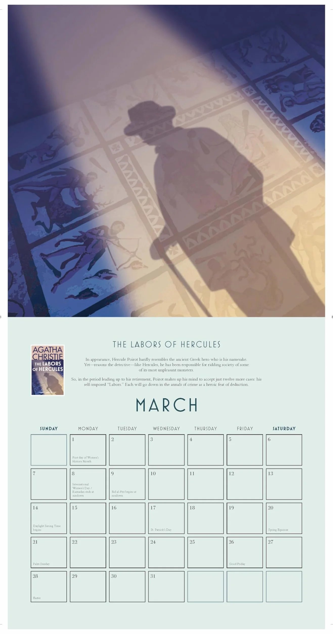 Agatha Christie's Hercule Poirot Calendar 2027