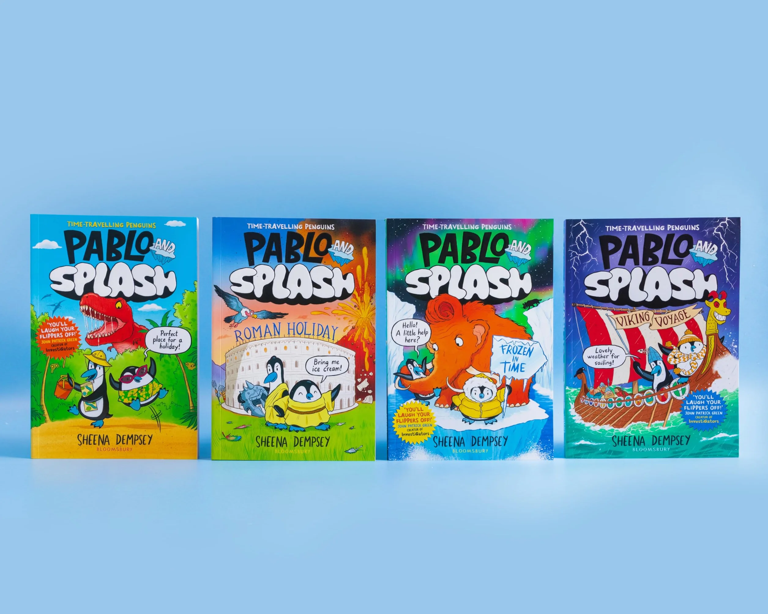 Pablo and Splash: The hilarious kids' graphic novel series about time-travelling penguins