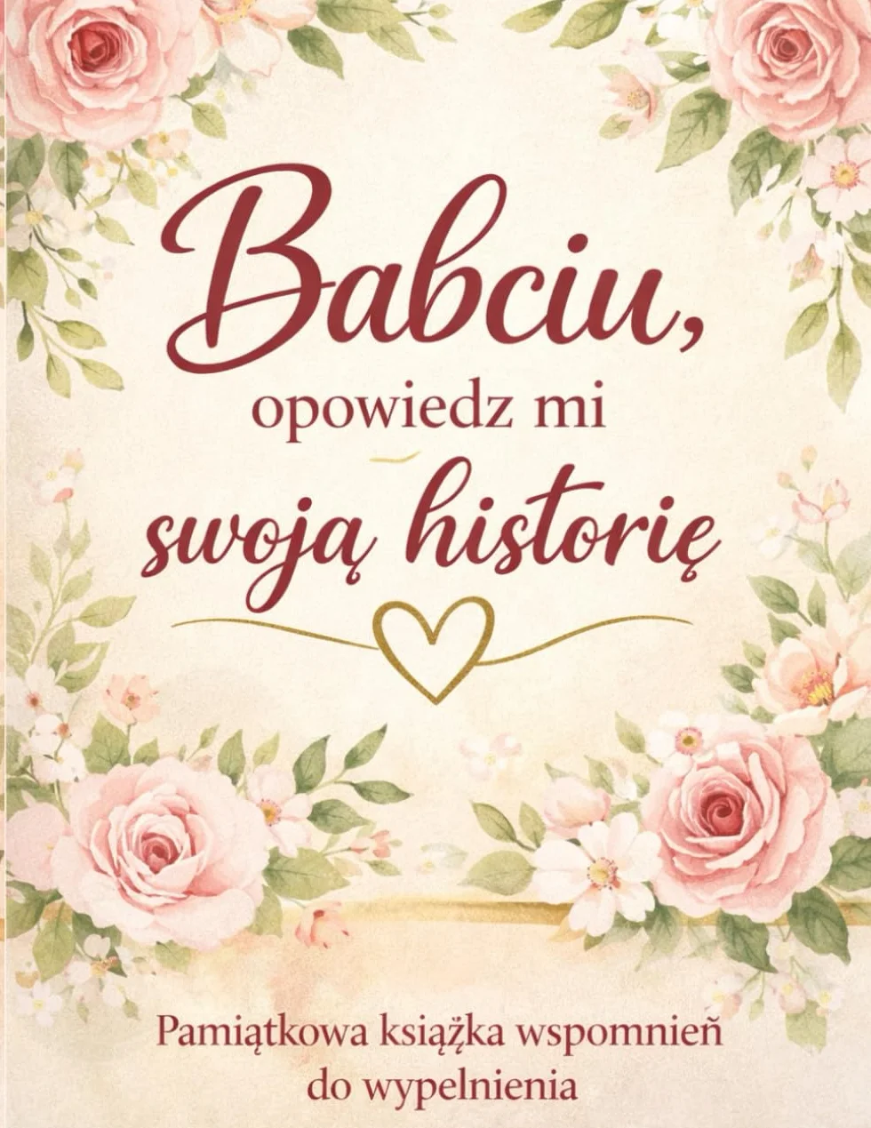 Babciu, opowiedz mi swoją historię. Pamiątkowa książka wspomnień do wypełnienia | Wyjątkowy prezent dla babci: Wzruszająca książka z pytaniami dla ... przekazywane wnukom | Drzewo Genealogiczne