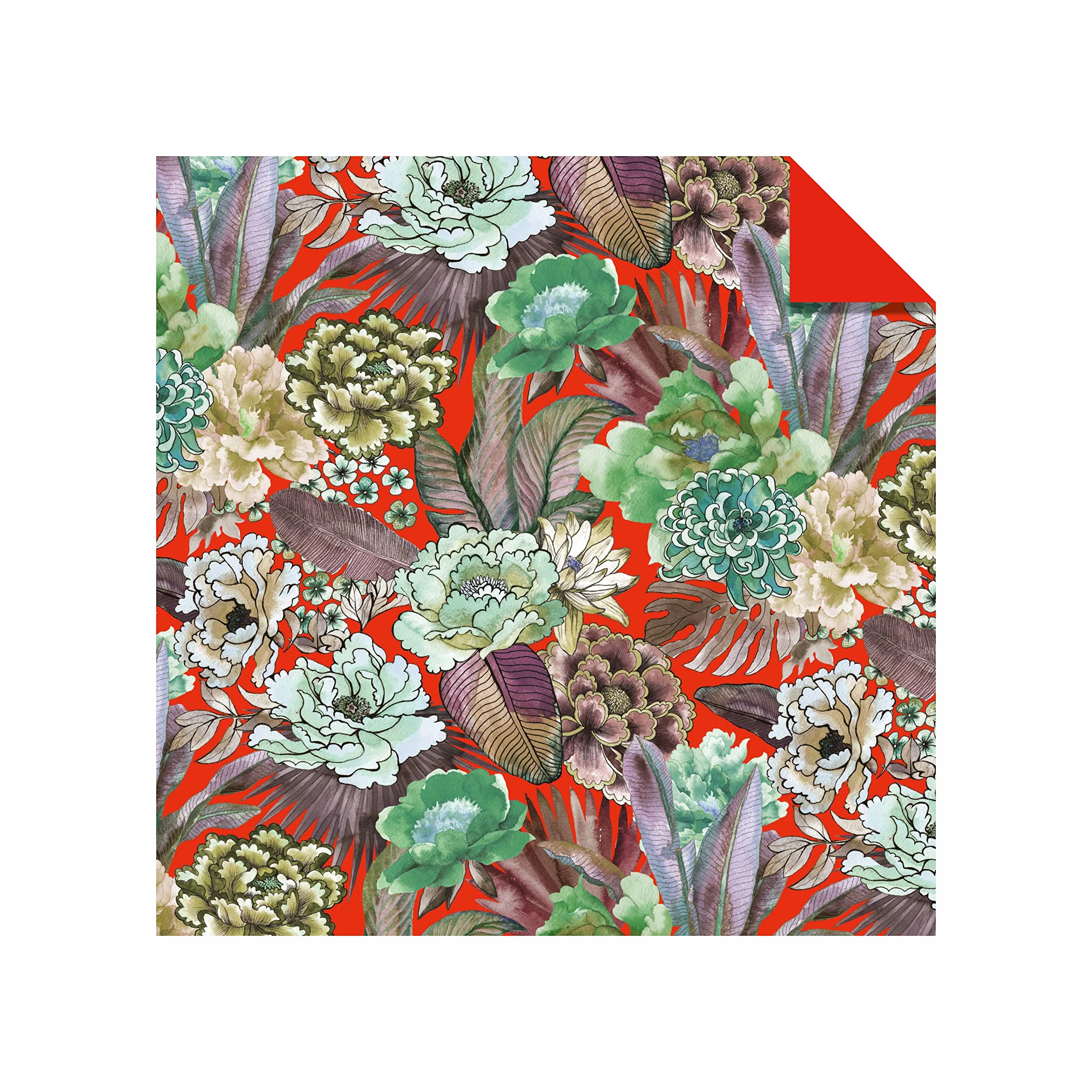 Origami Paper 500 sheets Bright Flowers 6" (15 cm): Double-Sided Origami Sheets with 12 Punchy Floral Designs (Instructions for 5 Projects Included)