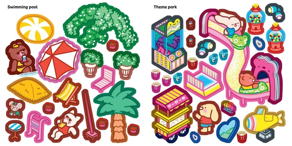 Sticker Rooms: Holiday Cuties