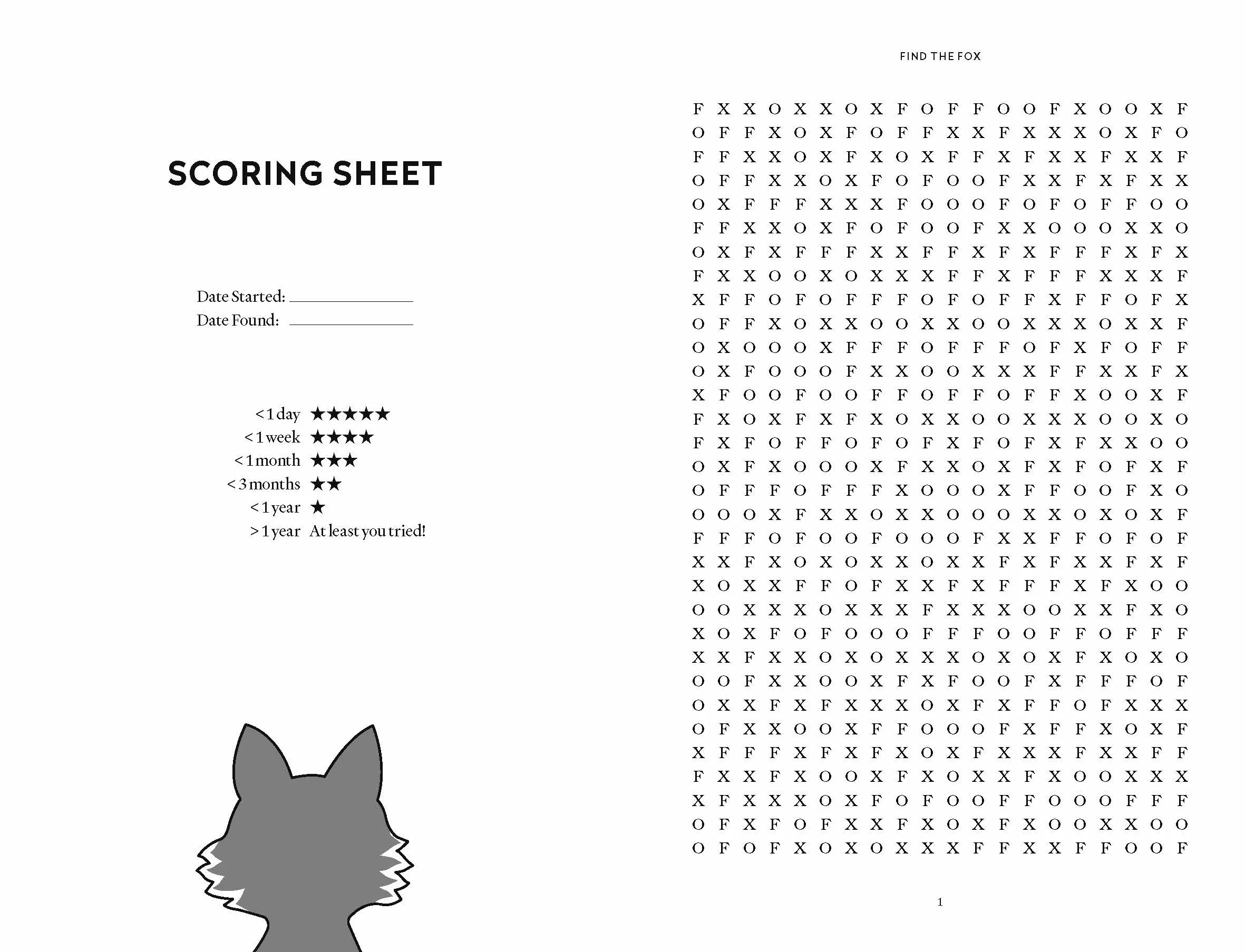 Find the Fox: The Almost Impossible Word Search