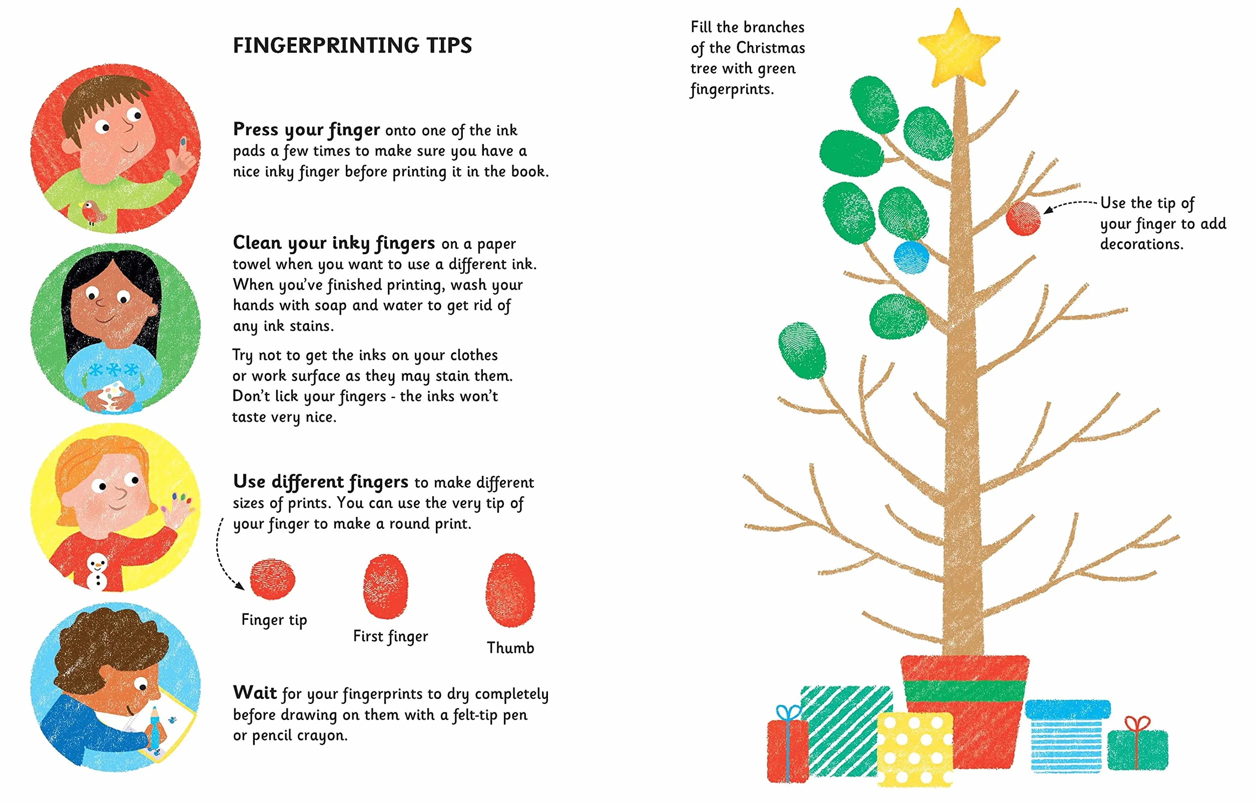 Fingerprint Activities Christmas