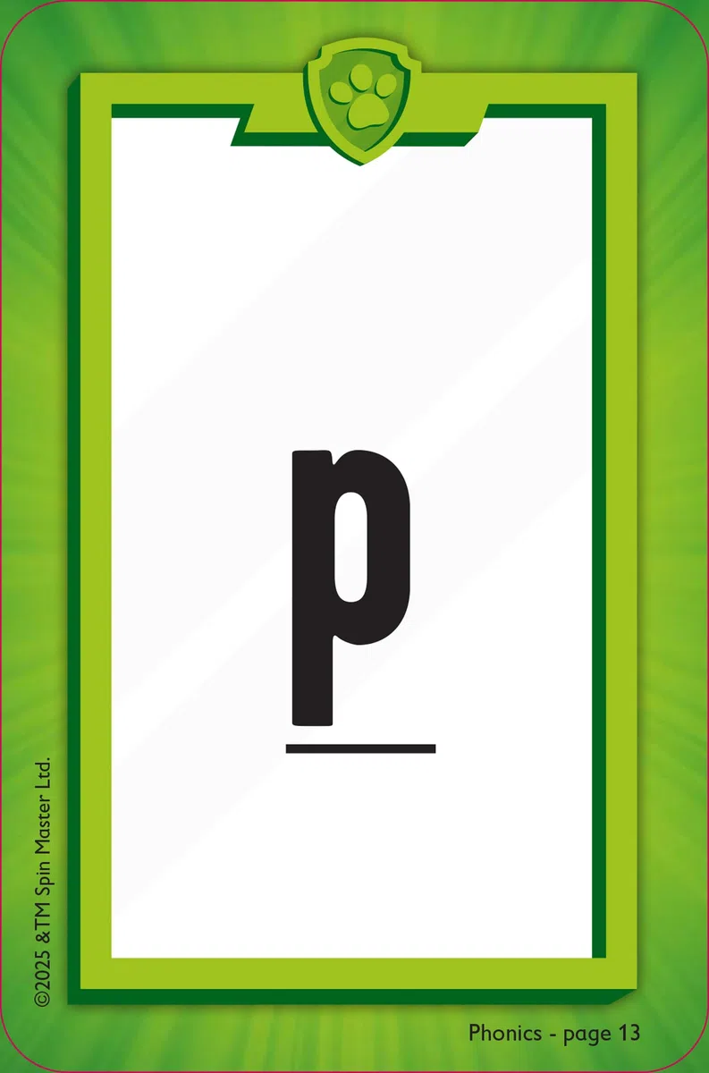PAW Patrol Phonics Flashcards: Have fun learning to read with the PAW Patrol pups