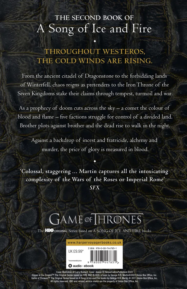 A Clash of Kings: The bestselling classic epic fantasy series behind the award-winning HBO TV show and phenomenon GAME OF THRONES: Book 2