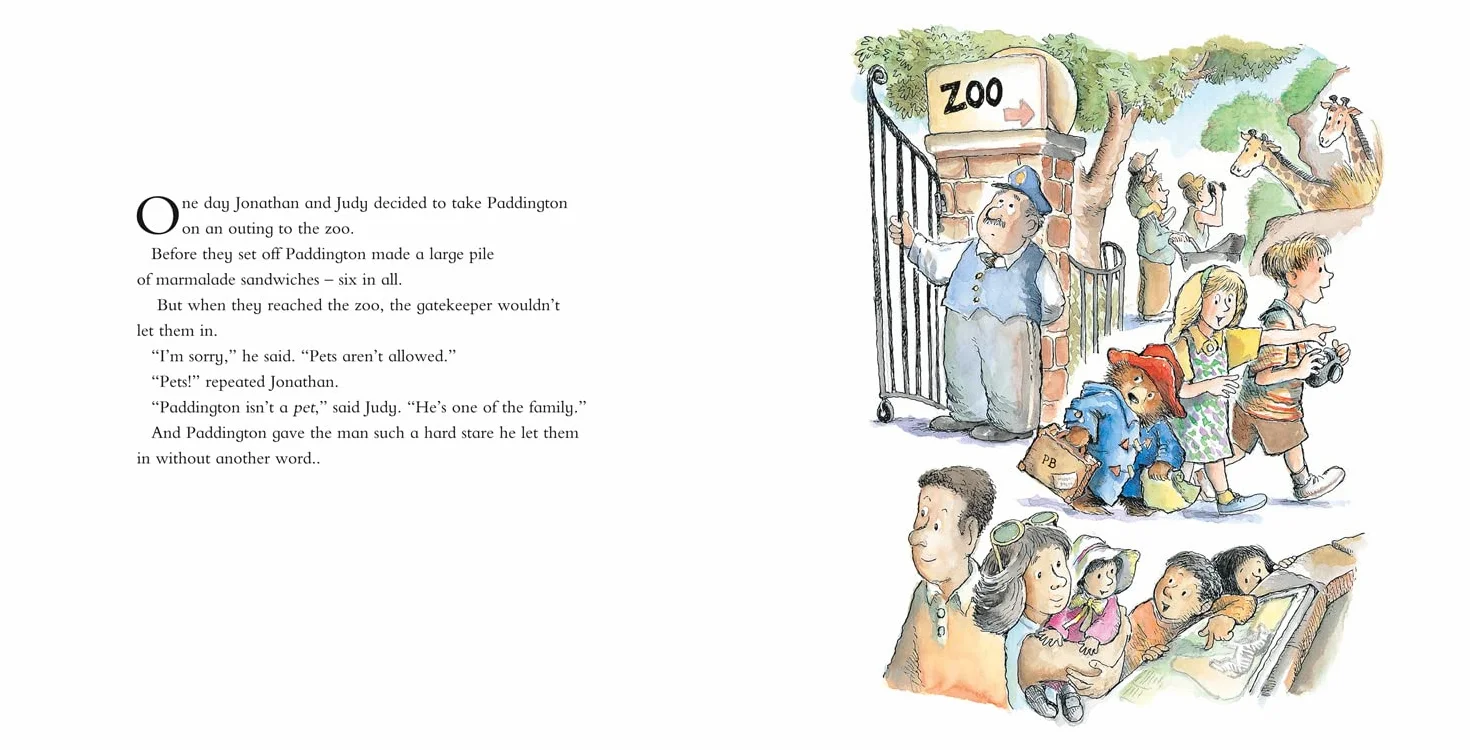 Paddington at the Zoo: A funny illustrated classic children’s picture book – perfect for Paddington Bear fans!