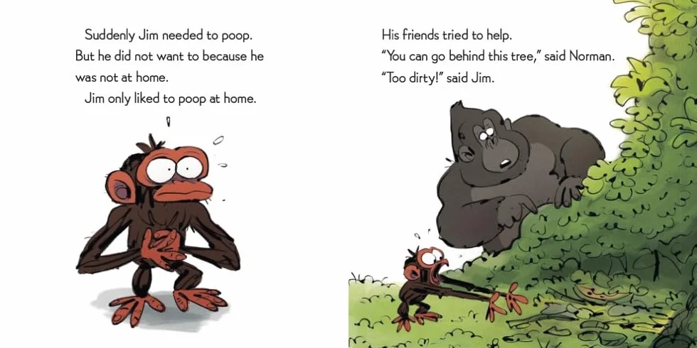 Grumpy Monkey Poop!