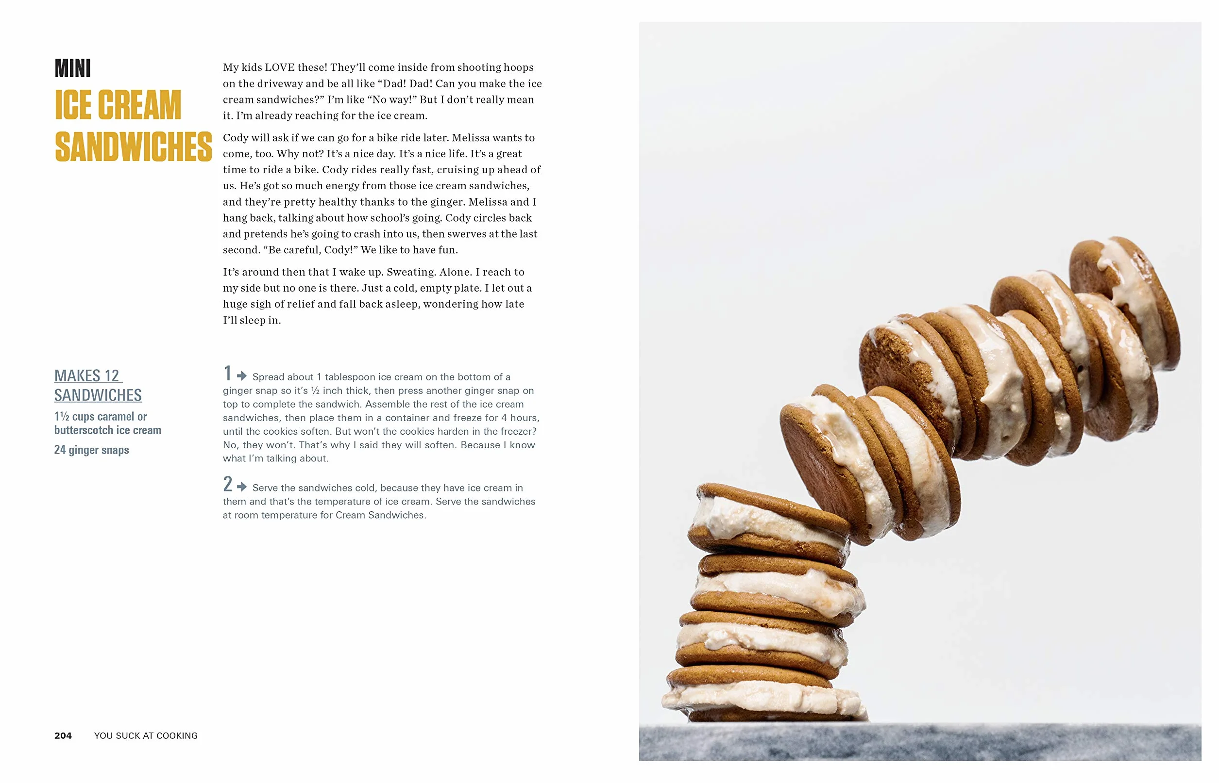 You Suck at Cooking: The Absurdly Practical Guide to Sucking Slightly Less at Making Food: A Cookbook