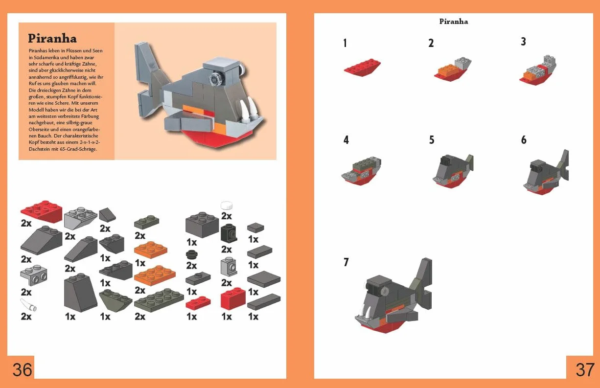 Tiere: 40 Ideen mit LEGO®-Steinen