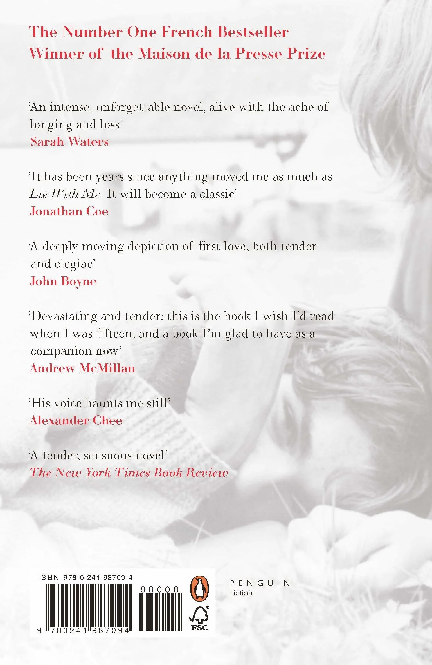 Lie With Me: 'Stunning and heart-gripping' André Aciman
