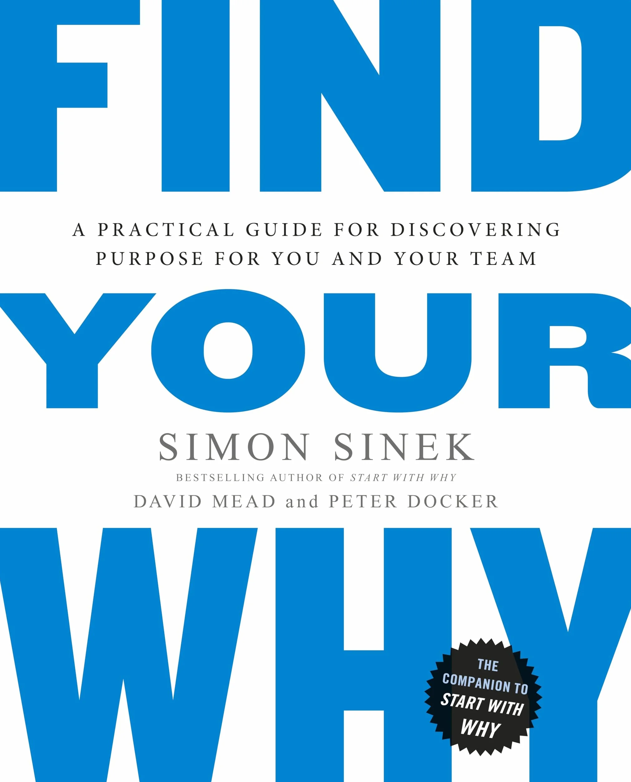 Find Your Why: A Practical Guide for Discovering Purpose for You and Your Team
