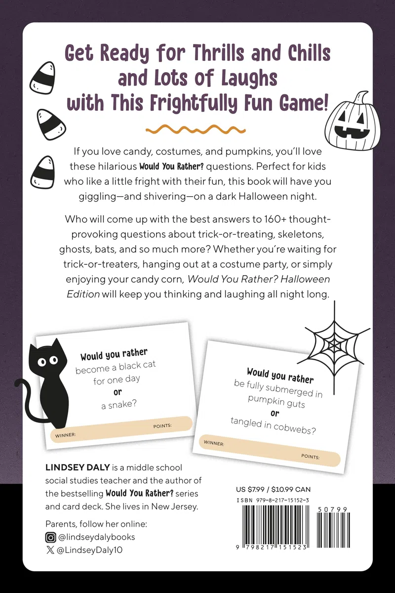 Would You Rather? Halloween Edition: Answer Spooky Questions in a Ghostly Game of Fun