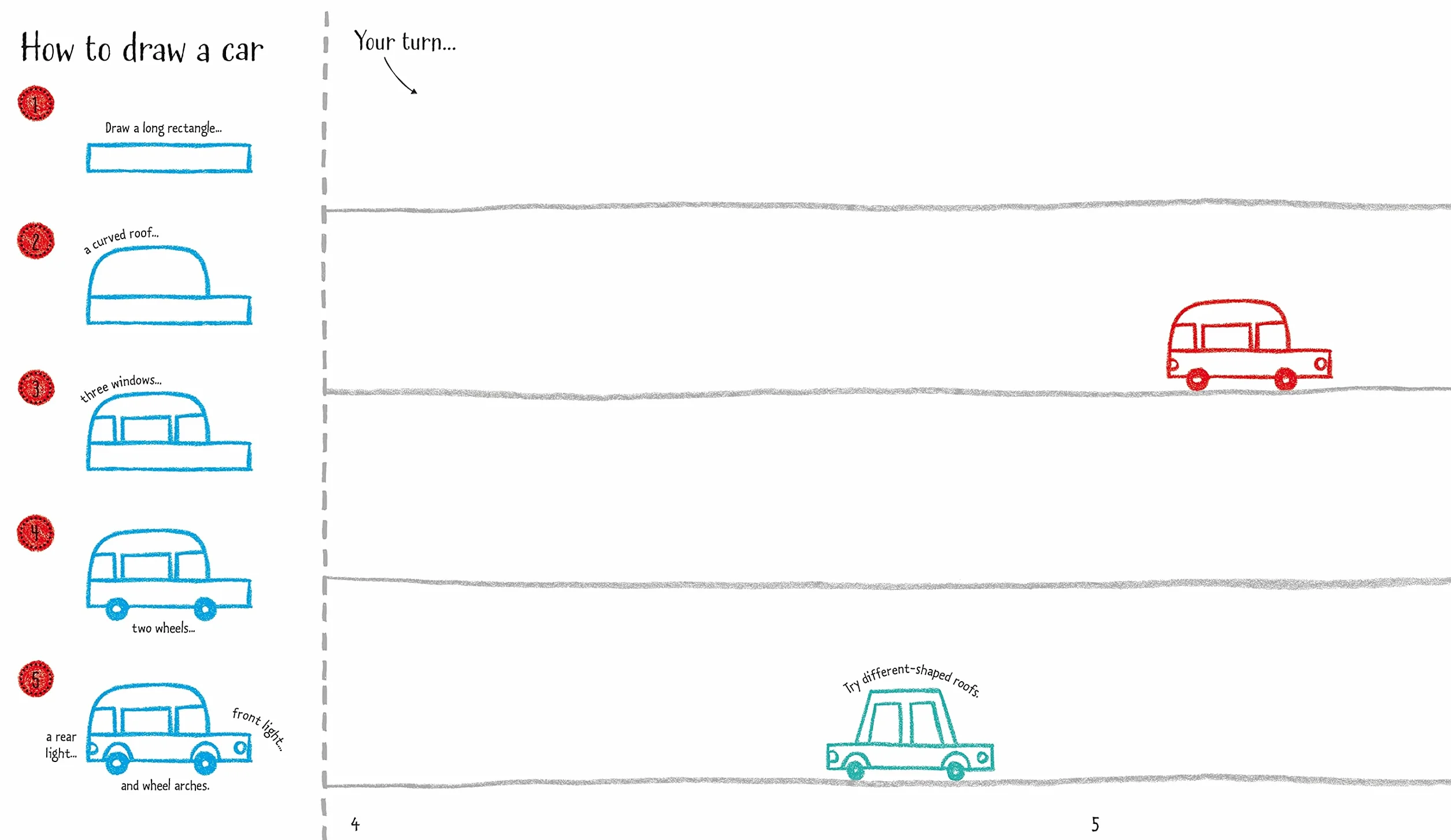 Step-by-step Drawing Book: 1