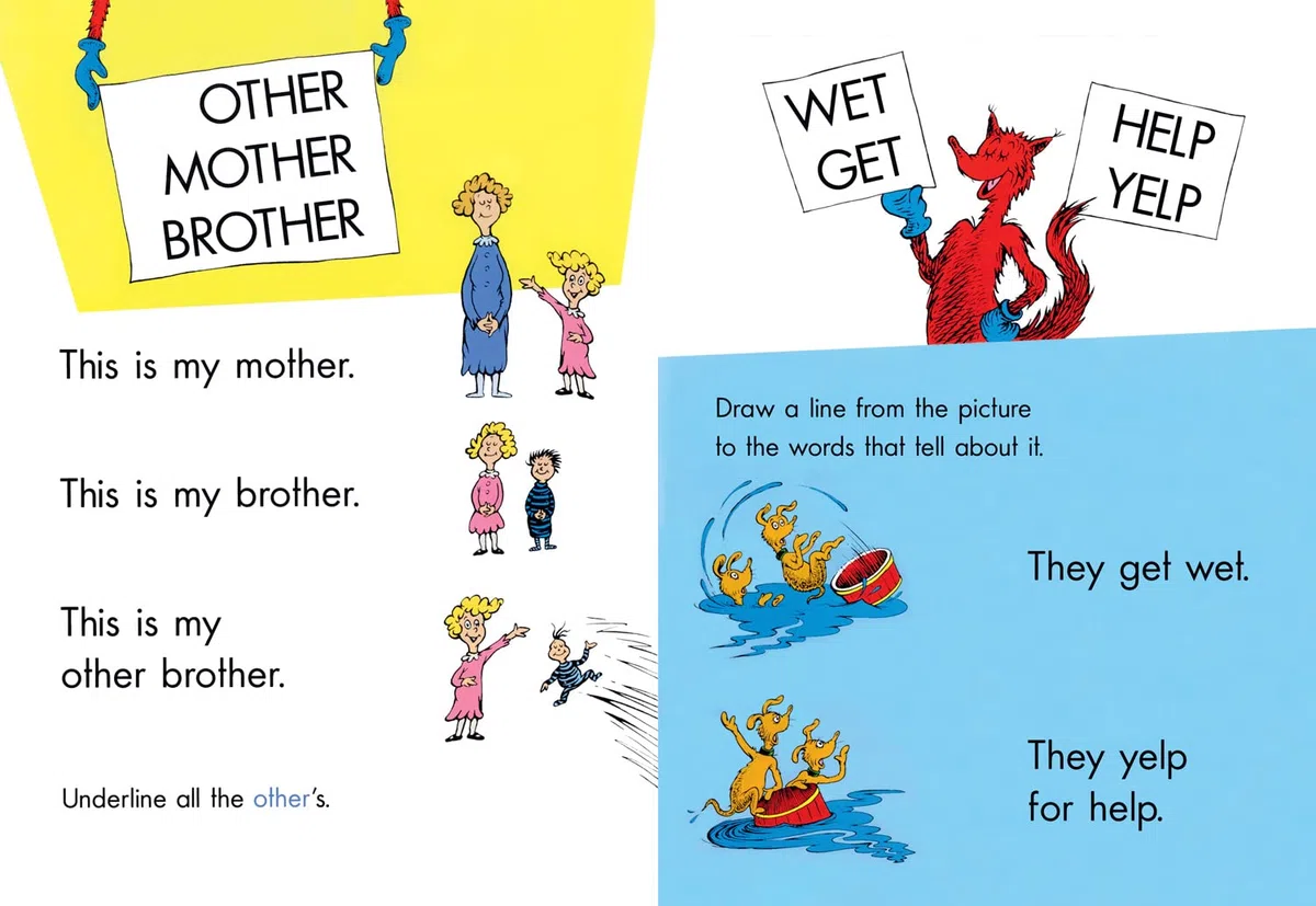 I Am Not Going to Read Any Words Today: Enjoy learning to read with Dr. Seuss in this colourful illustrated sticker activity book – perfect for young children and parents alike
