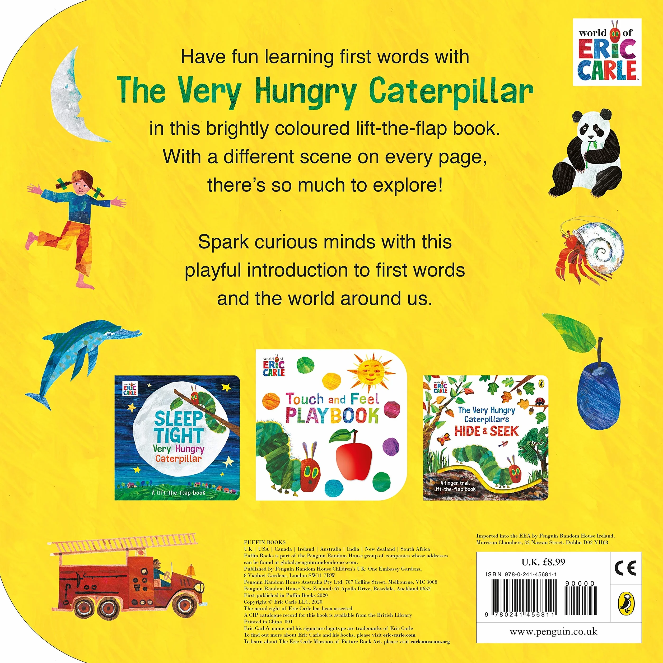 The Very Hungry Caterpillar's First 100 Words: An early-learning lift-the-flap board book for toddlers