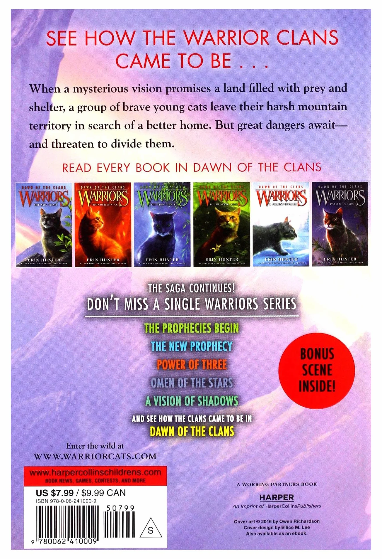 Warriors: Dawn of the Clans #1: The Sun Trail