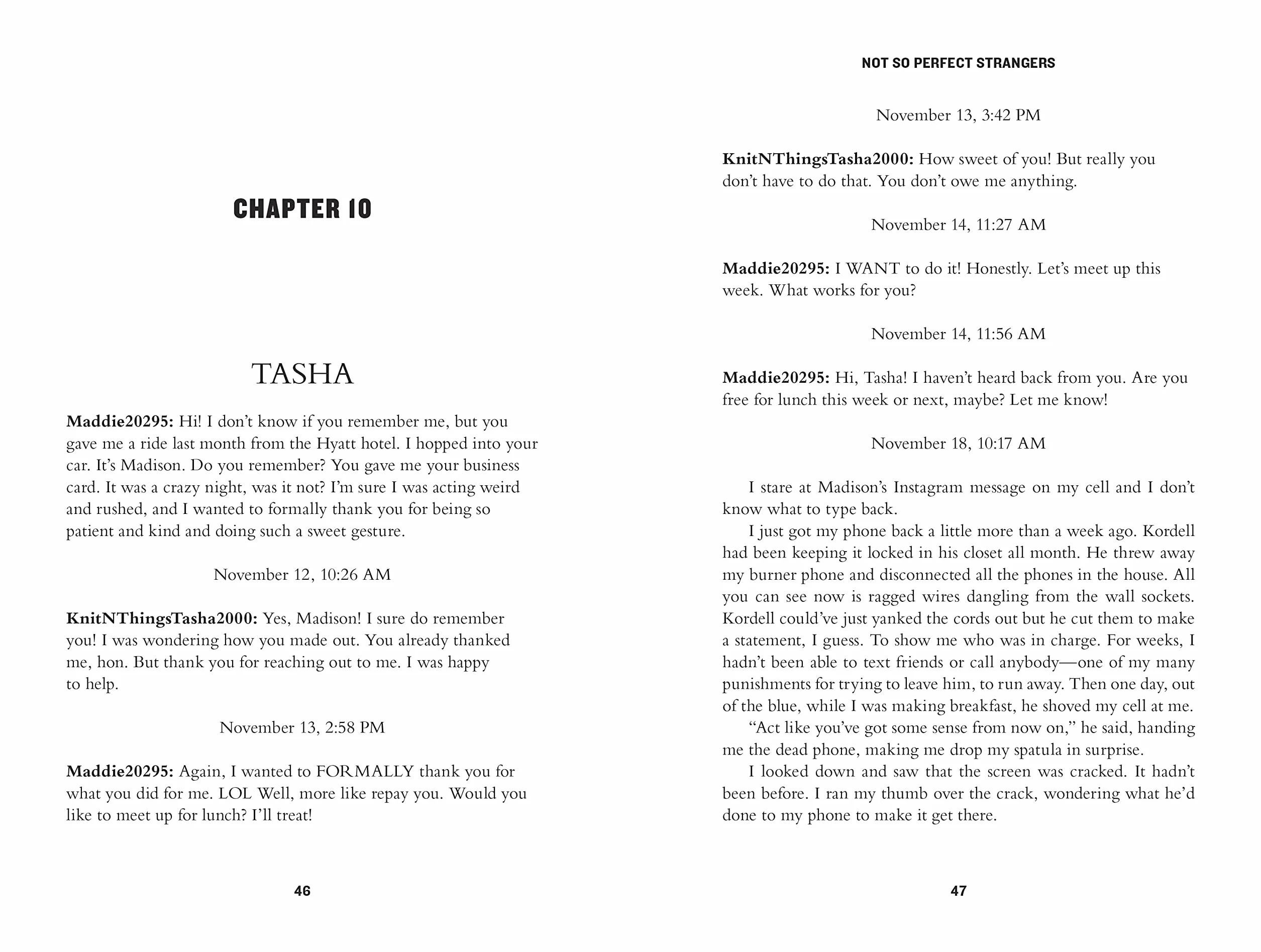 Not So Perfect Strangers: A Thriller