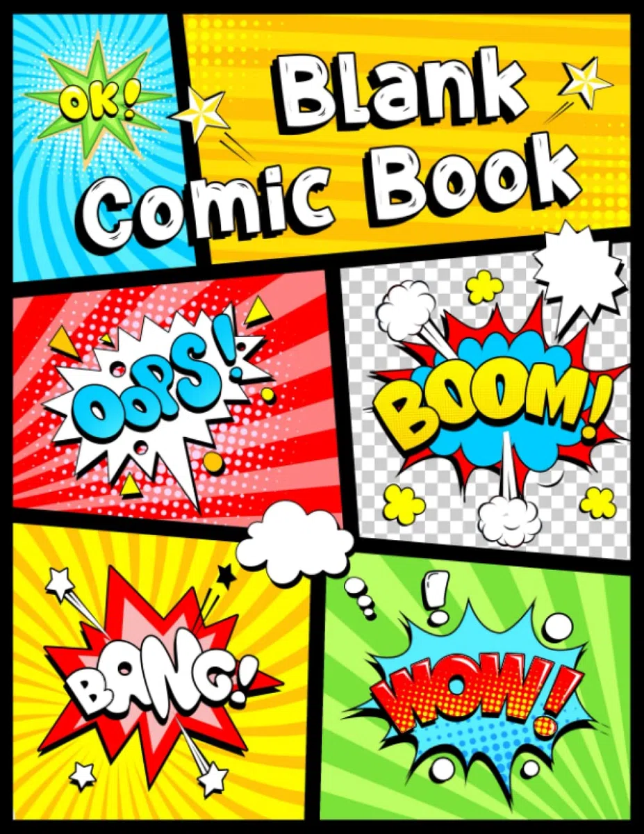 Blank Comic Book: Draw Your Own Comics, Comic Panels for Drawing, Templates for Comics.