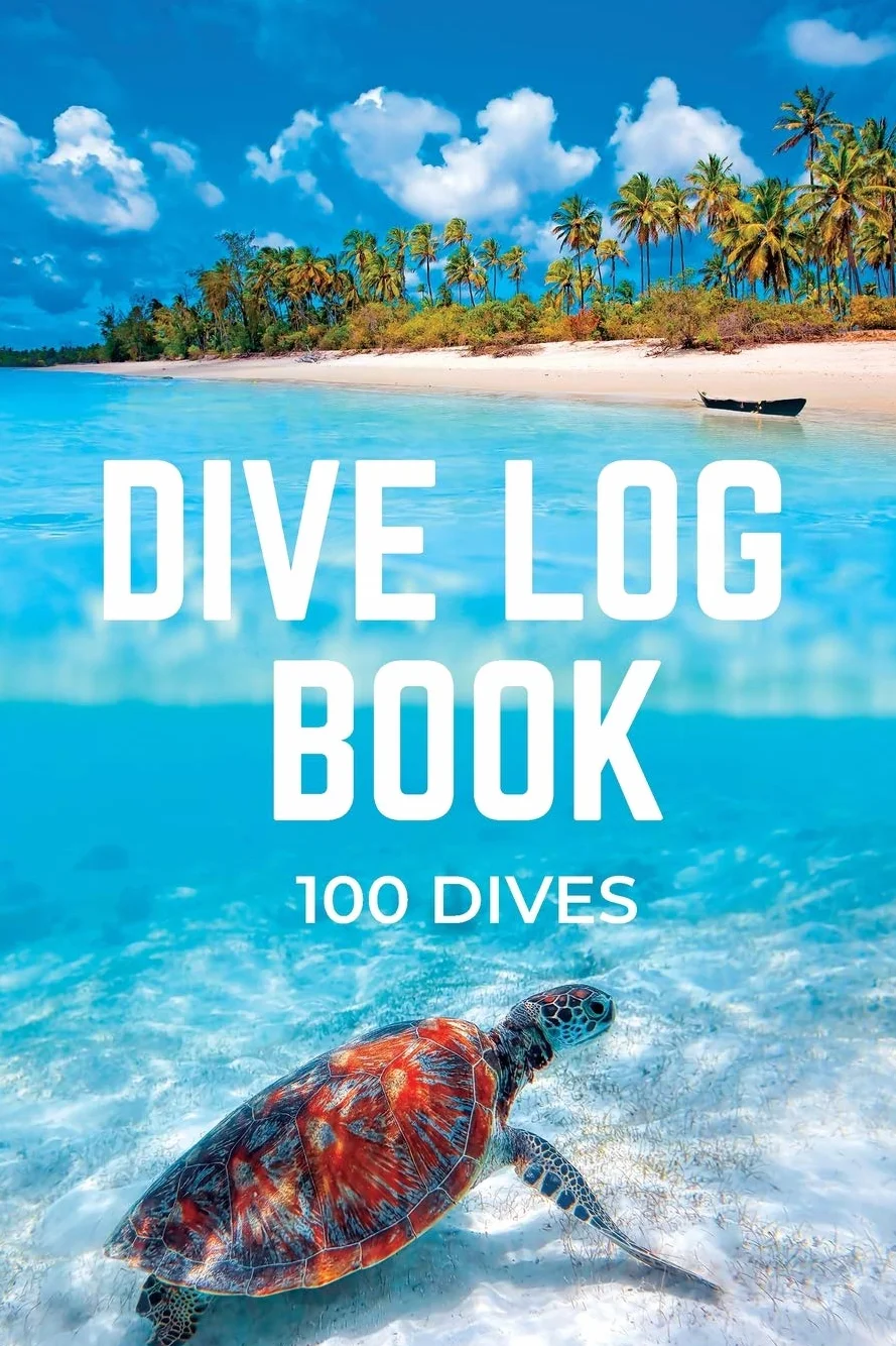 Dive Log Book 100 Dives: Personal Scuba Diving Logbook for Beginner, Intermediate and Experienced Divers, Journal for Training, Certification and Recreation, Compact Size