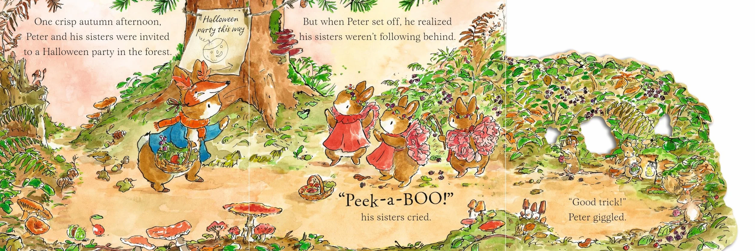 Peter Rabbit: Peter's Halloween Peek-a-BOO!: A lift and find book