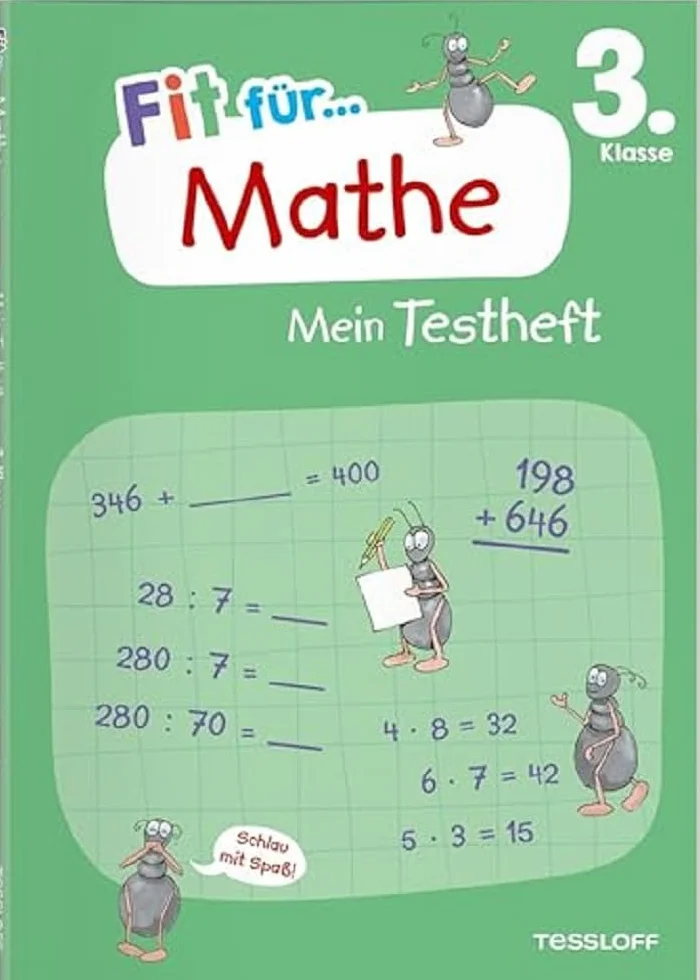 Fit für Mathe 3. Klasse. Mein Testheft: Wissen testen im Zahlenraum bis 1000, in Grundrechenarten, Sachaufgaben und Geometrie