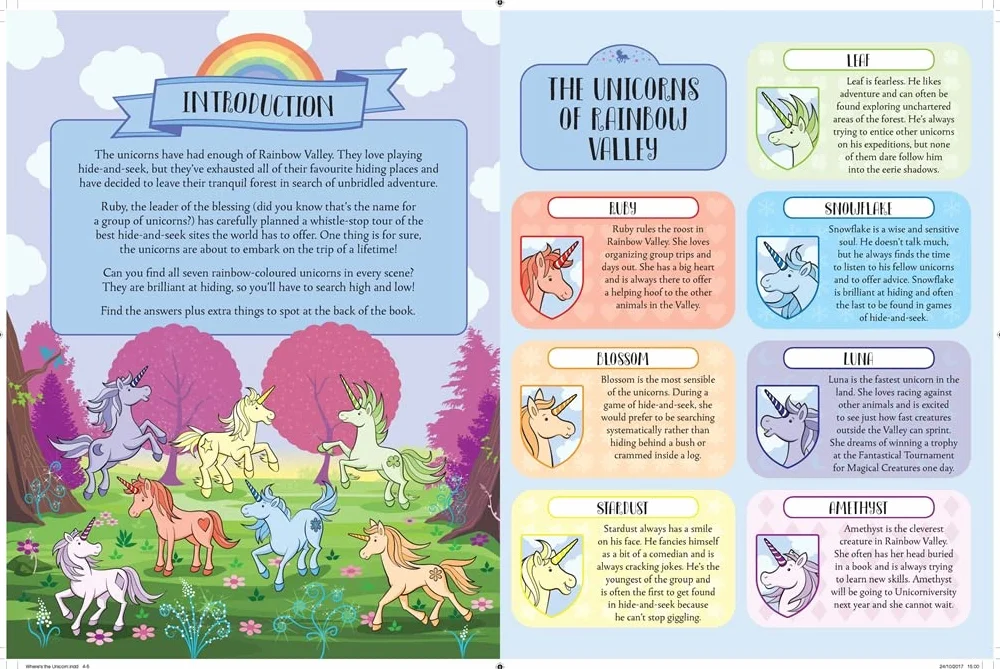 Where's the Unicorn?: A Magical Search and Find Book (Search and Find Activity)