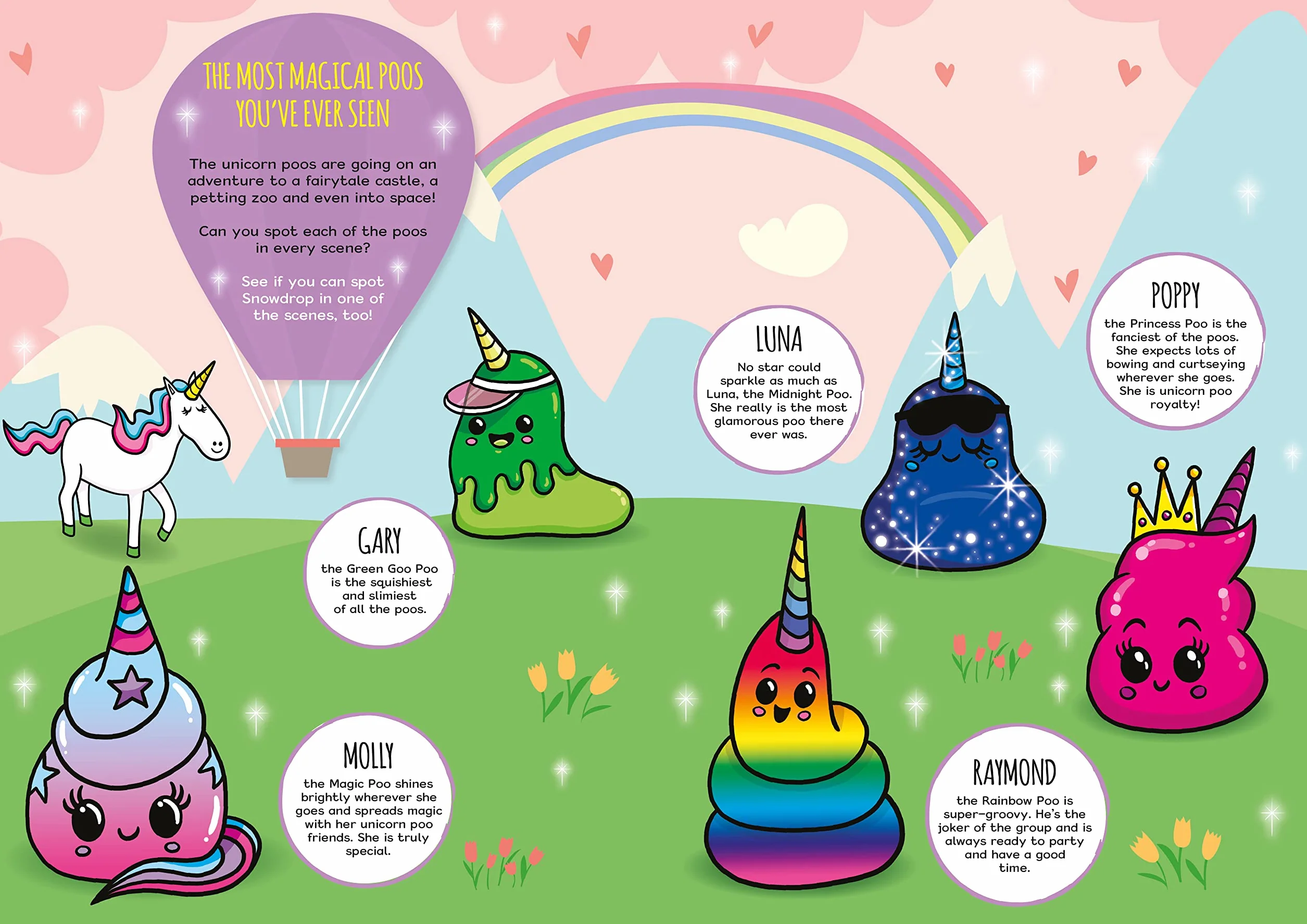 Where's the Unicorn Poo? A Search and find