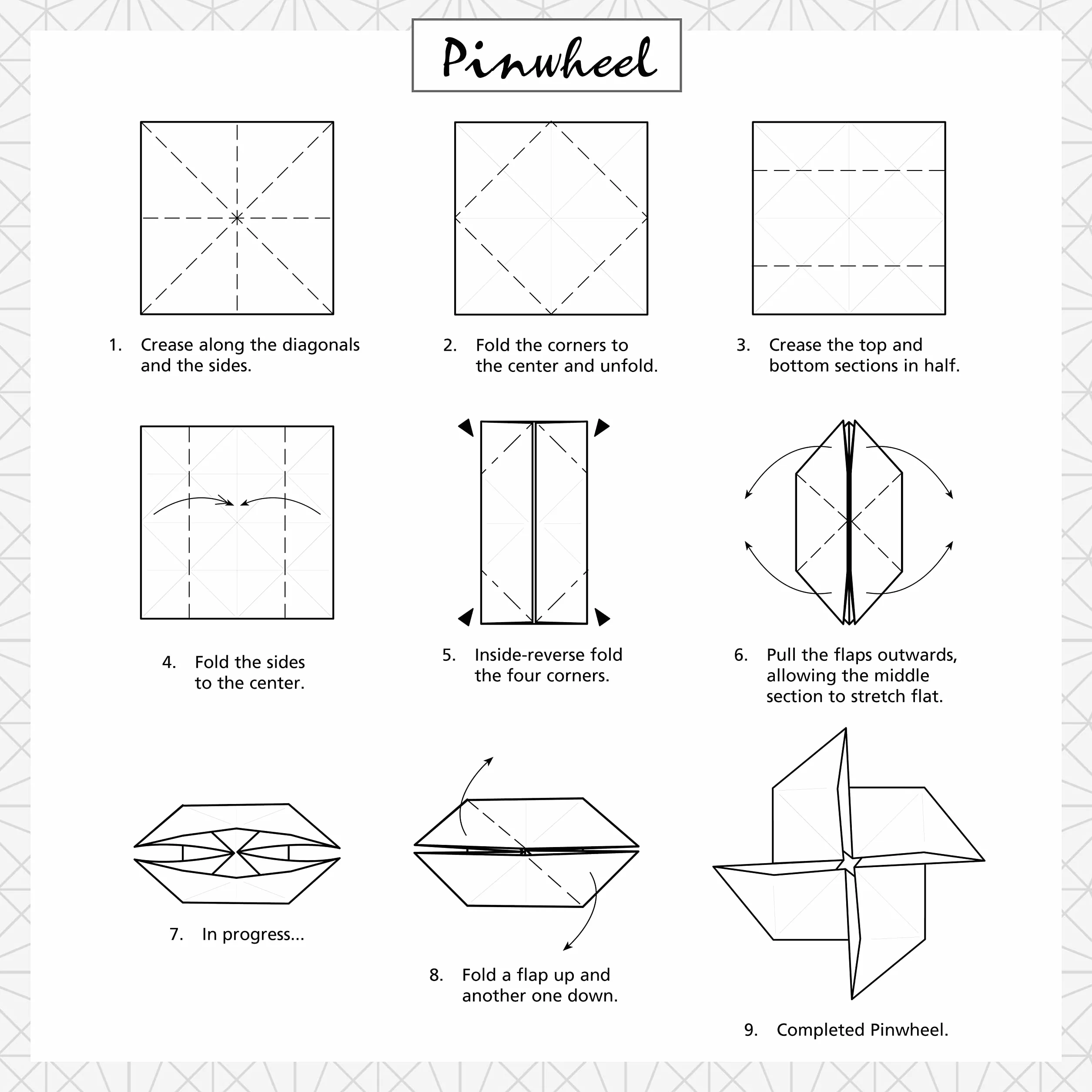 Origami Paper 500 sheets Bright Flowers 6" (15 cm): Double-Sided Origami Sheets with 12 Punchy Floral Designs (Instructions for 5 Projects Included)