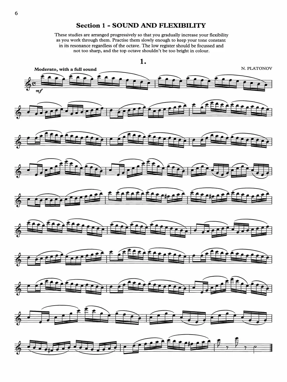 The piccolo study book