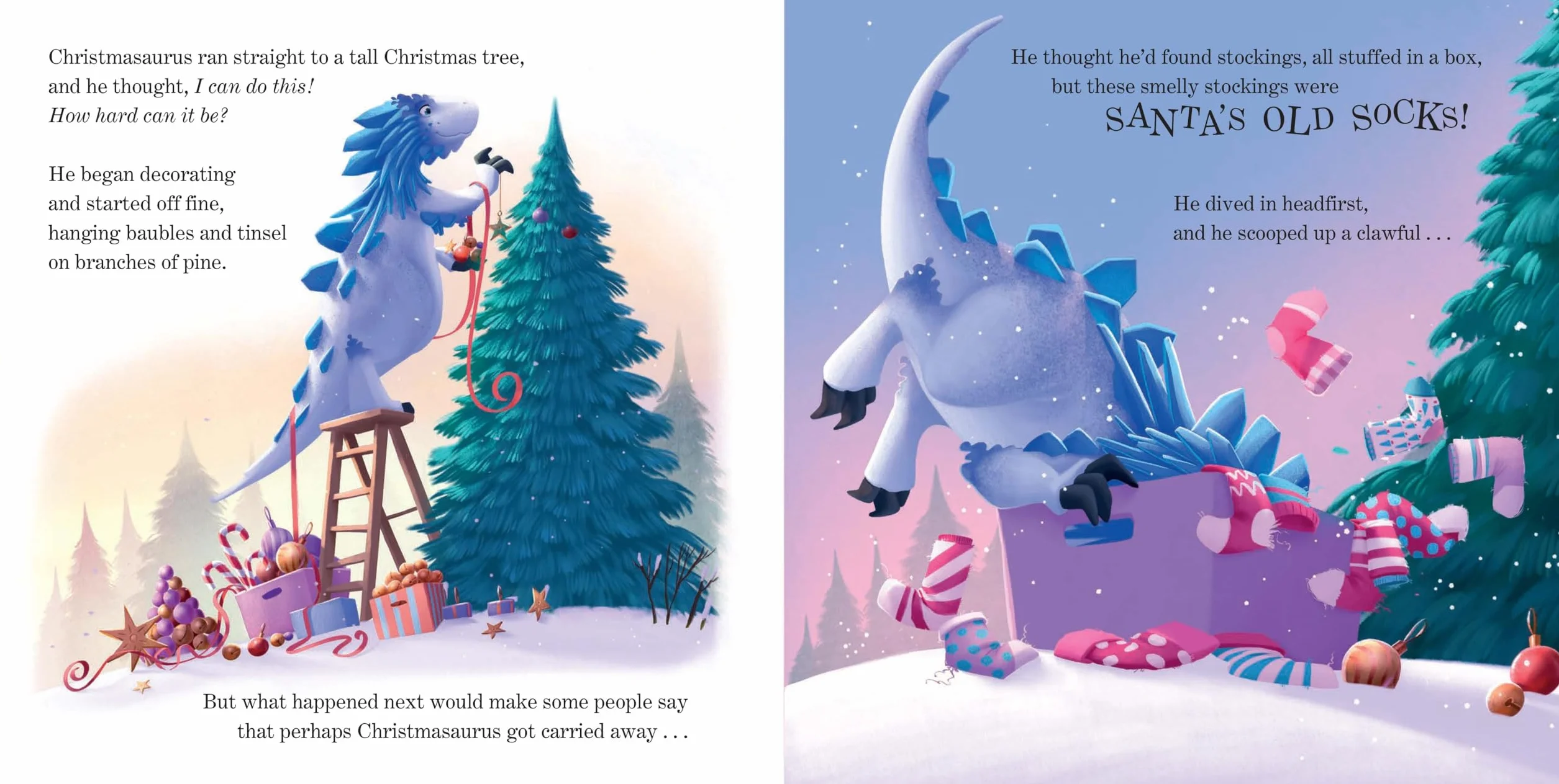 The Christmasaurus and the Night Before Christmas: A heartwarming festive picture book