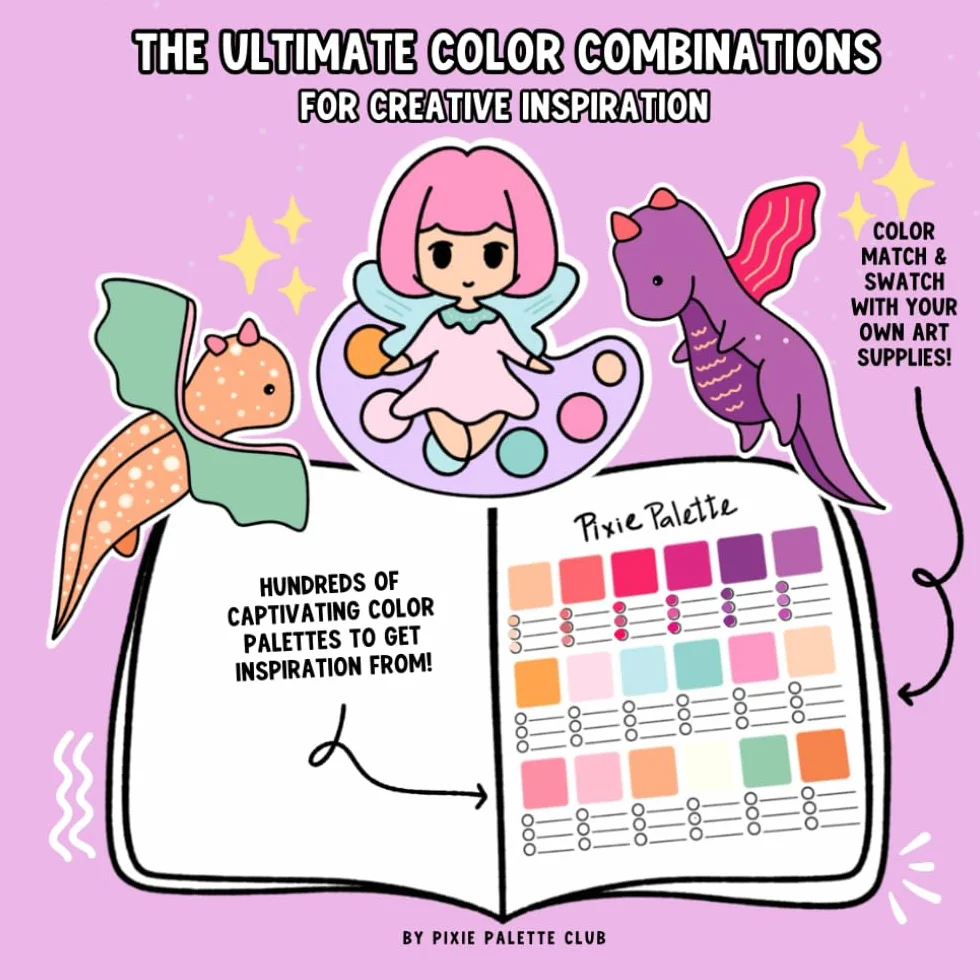 THE ULTIMATE COLOR COMBINATIONS FOR CREATIVE INSPIRATION: Color Palettes for Artists & Hobbyists
