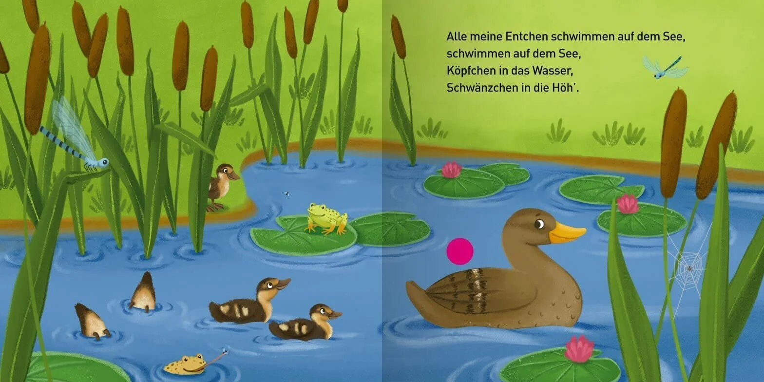 Mein kleines Soundbuch - Kinderlieder: Mit 6 eingesungenen Aufnahmen beliebter Kinderlieder (für Kinder ab 12 Monaten)