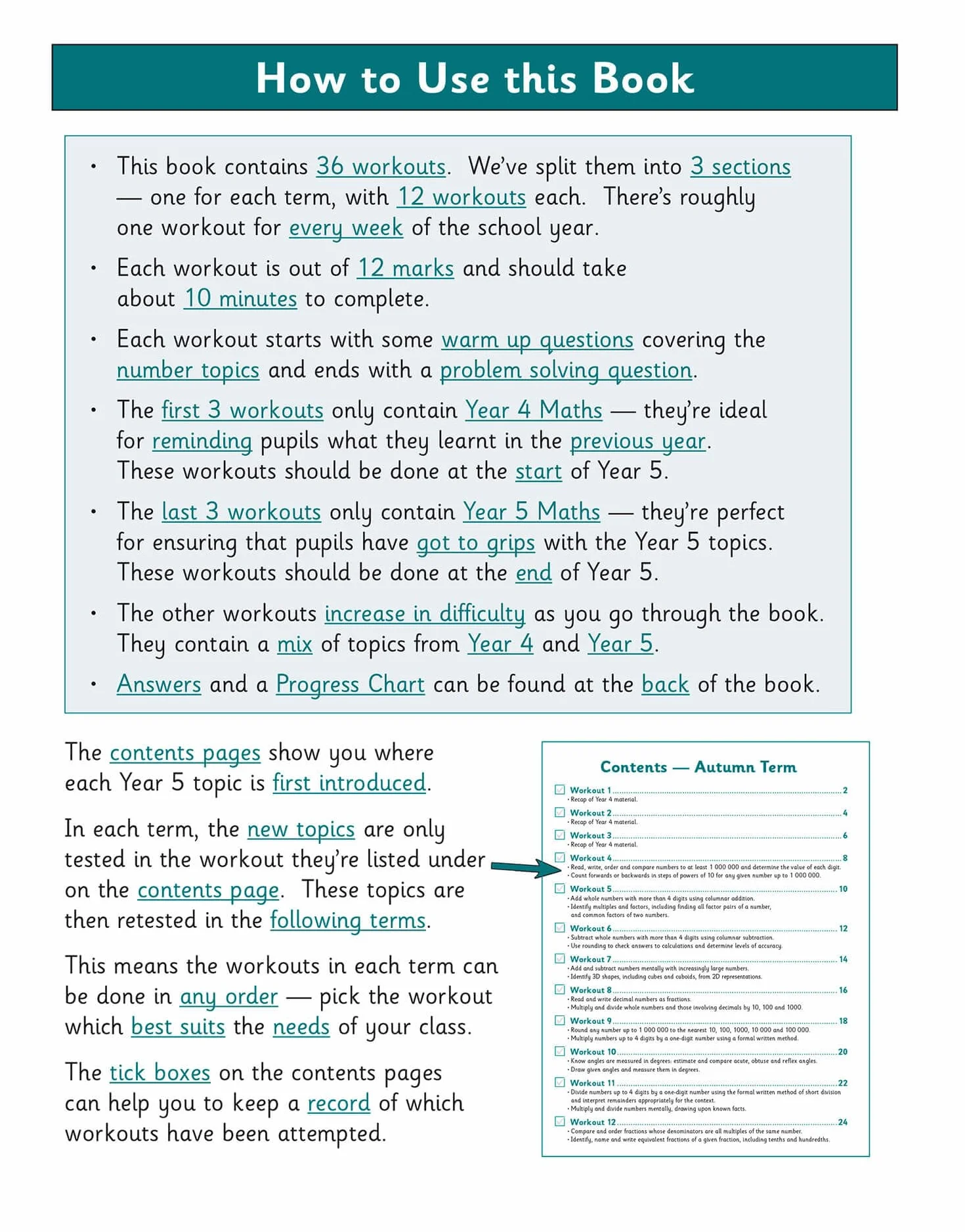 KS2 Year 5 Maths 10-Minute Weekly Workouts