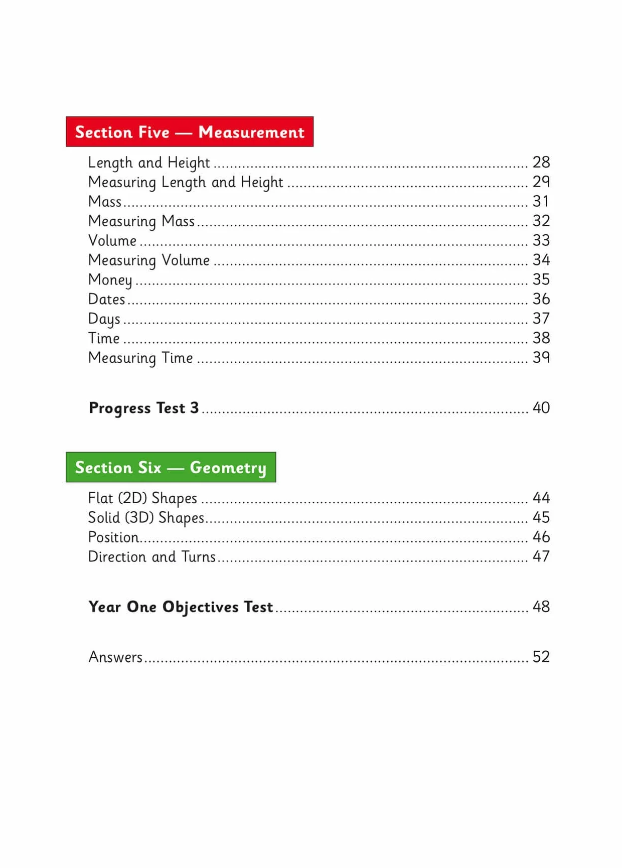 KS1 Maths Year 1 Targeted Question Book