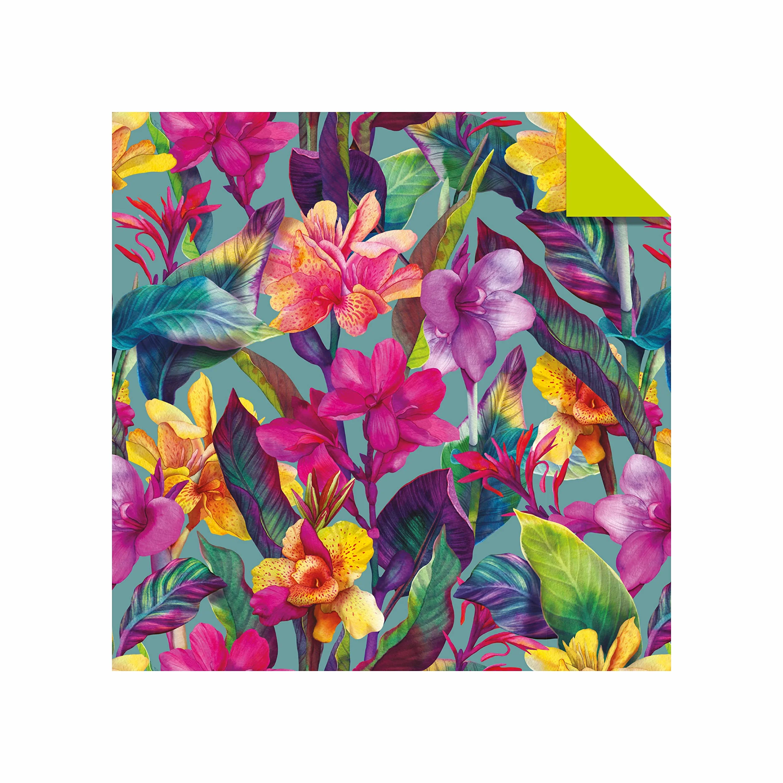 Origami Paper 500 sheets Bright Flowers 6" (15 cm): Double-Sided Origami Sheets with 12 Punchy Floral Designs (Instructions for 5 Projects Included)