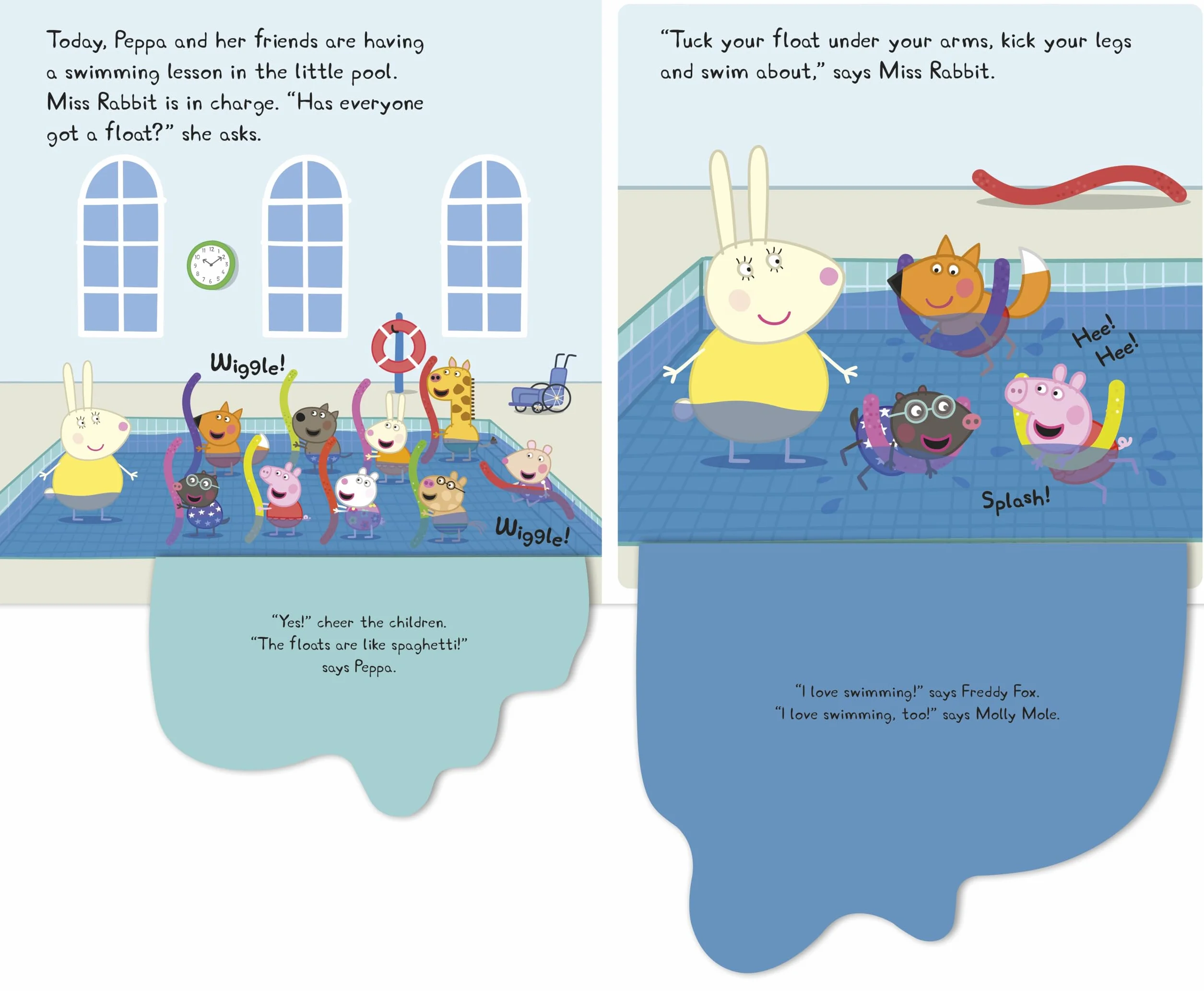 Peppa Pig: Peppa’s Swimming Lesson: A lift-the-flap book