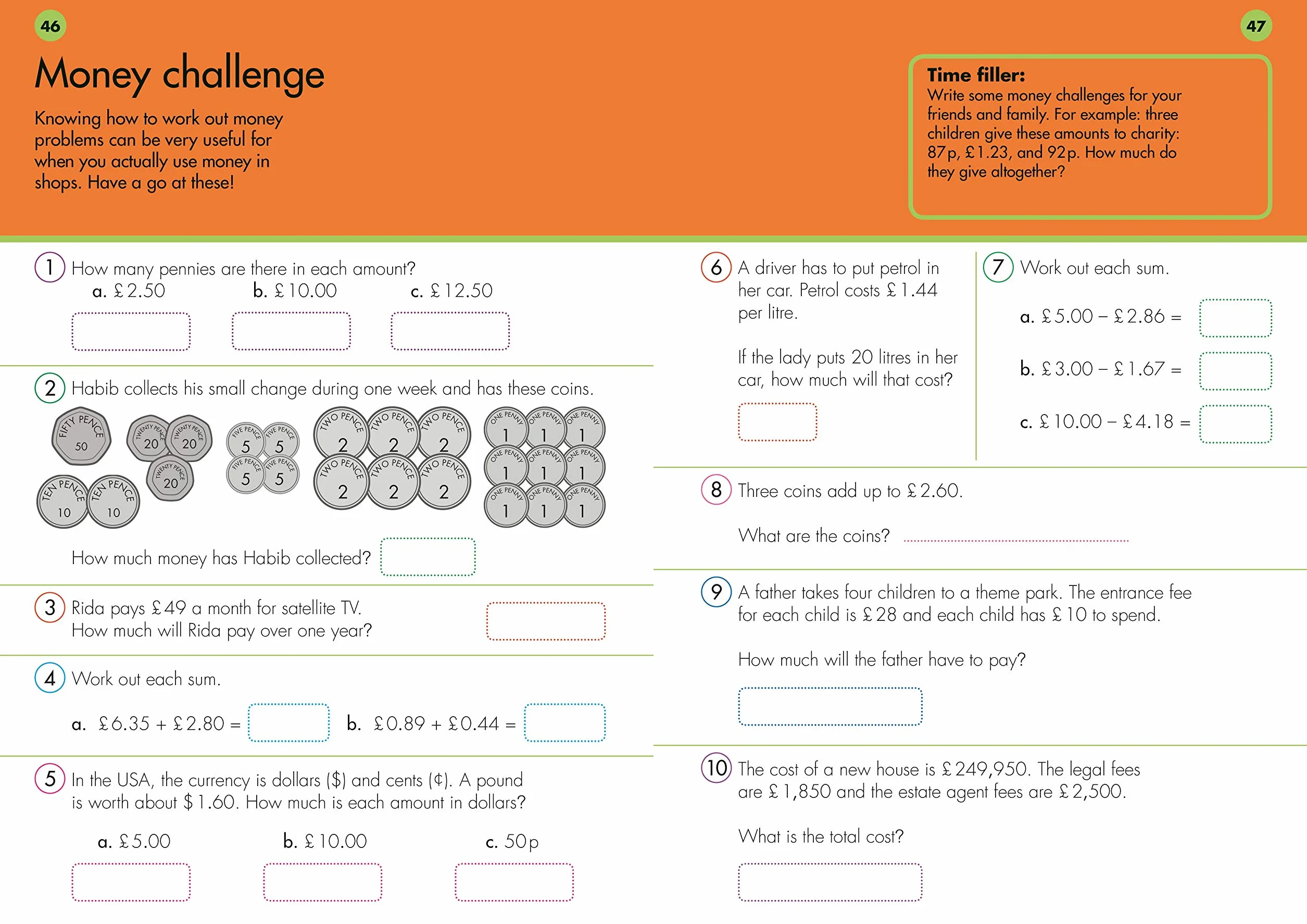 10 Minutes A Day Maths, Ages 9-11 (Key Stage 2): Supports the National Curriculum, Helps Develop Strong Maths Skills