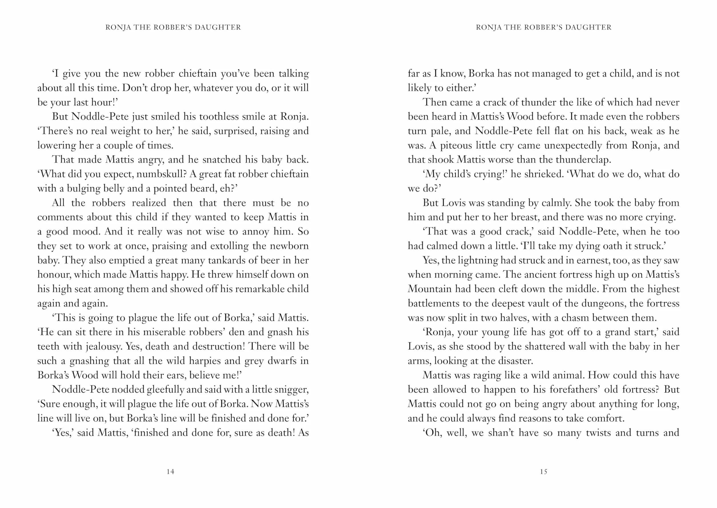 Ronja the Robber's Daughter Illustrated Edition