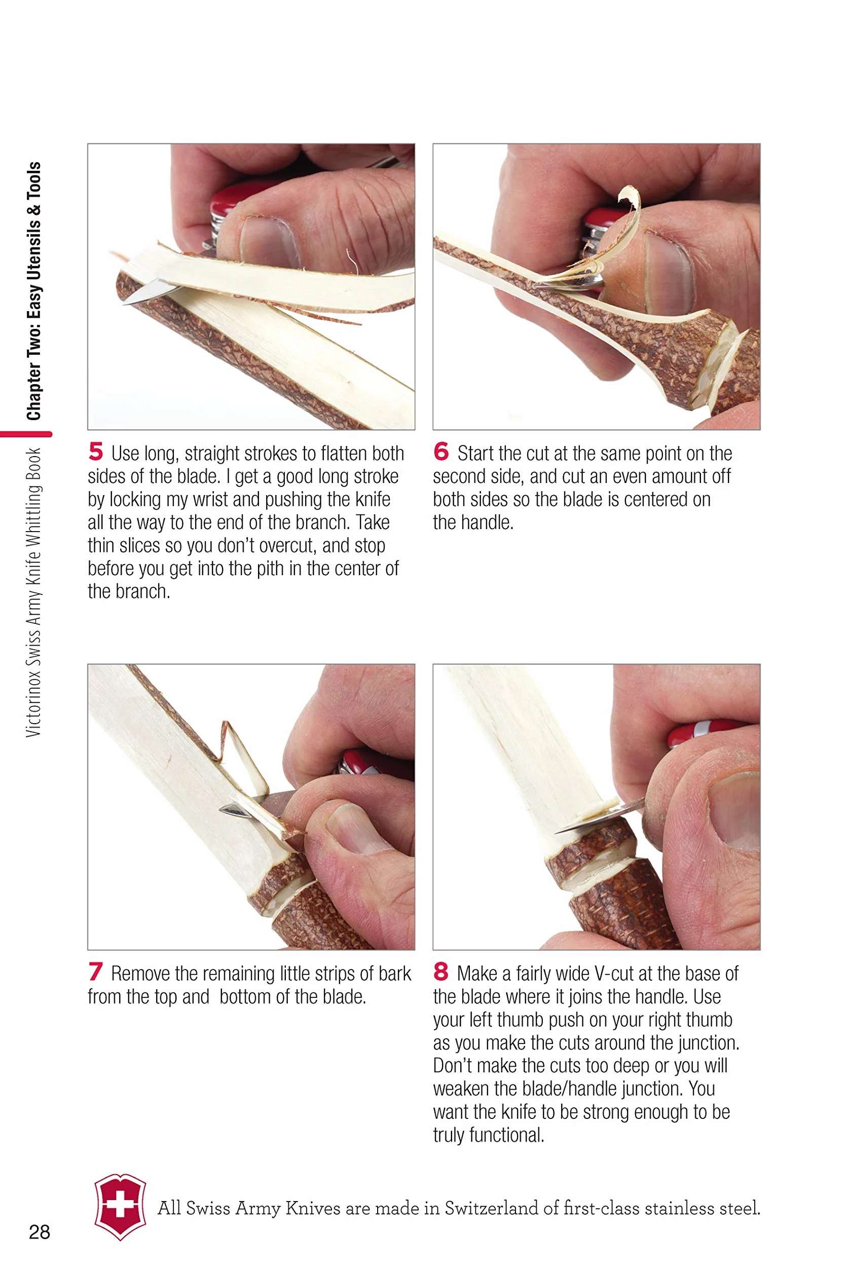 Victorinox Swiss Army Knife Book of Whittling: 43 Easy Projects