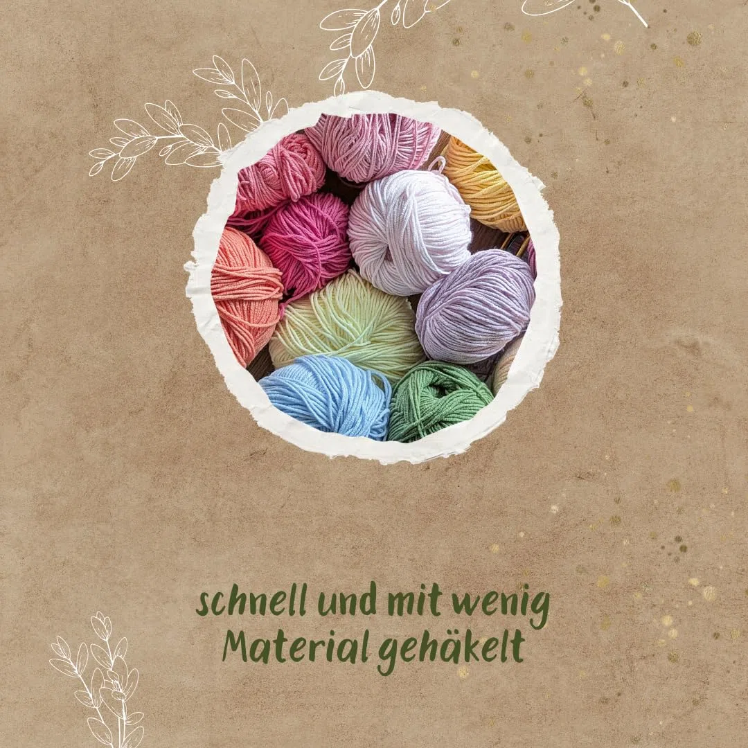 Romantische Blumen häkeln: Mit vielen Anwendungsideen