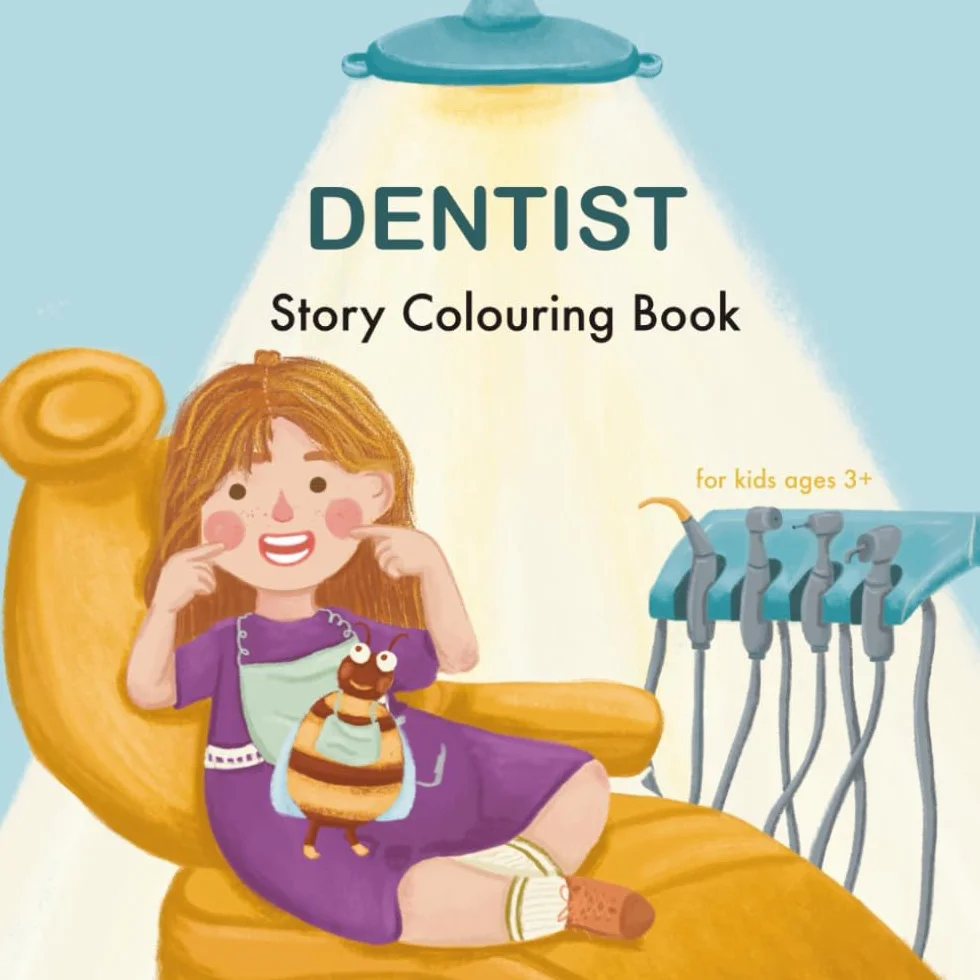 Dentist Story Coloring Book: A Fun and Friendly Coloring Book to Help Kids Enjoy Their First Dentist Visit