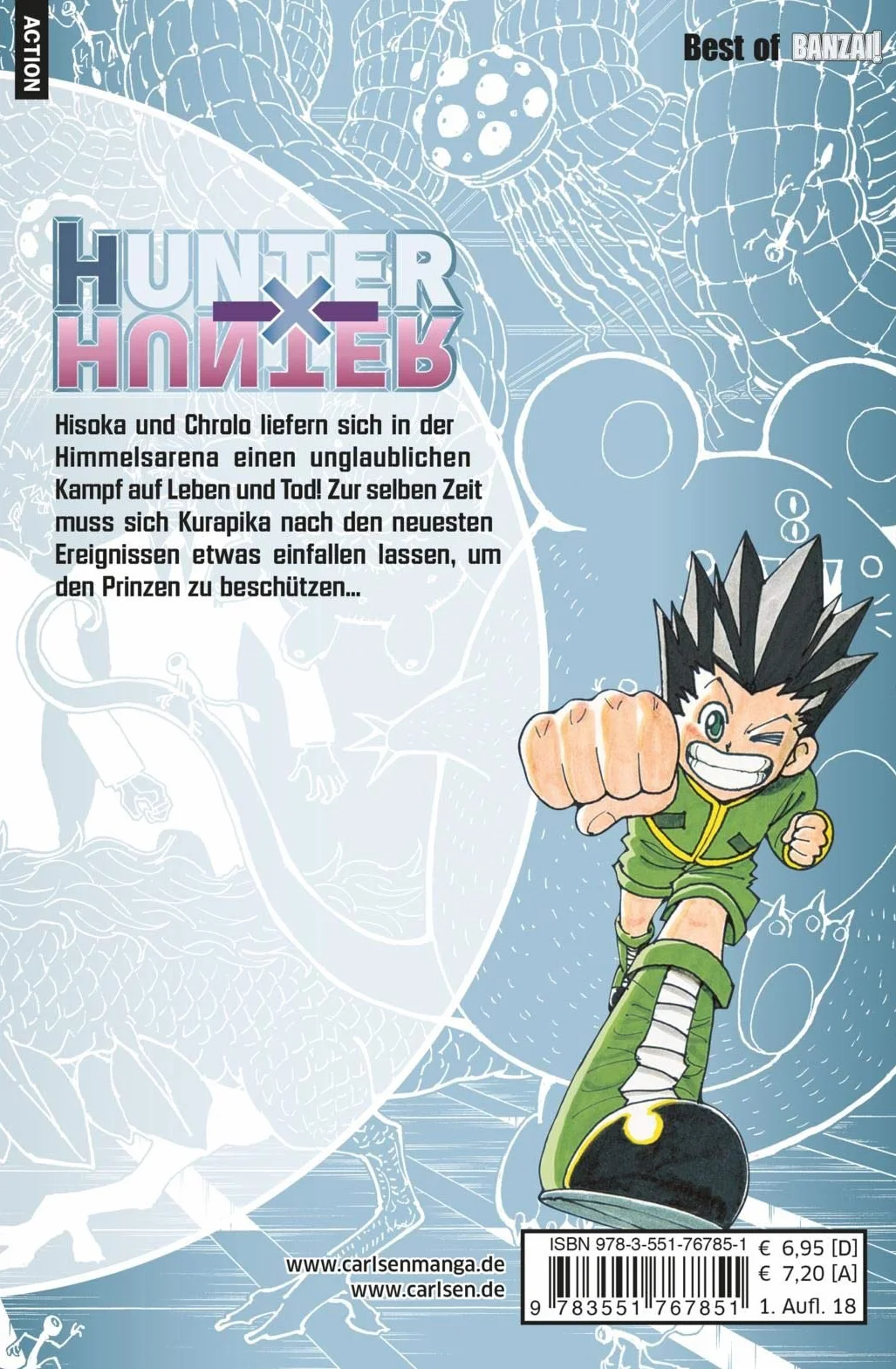 Hunter X Hunter 34: actionreiche und mysteriöse Abenteuer auf dem Weg zur Legende