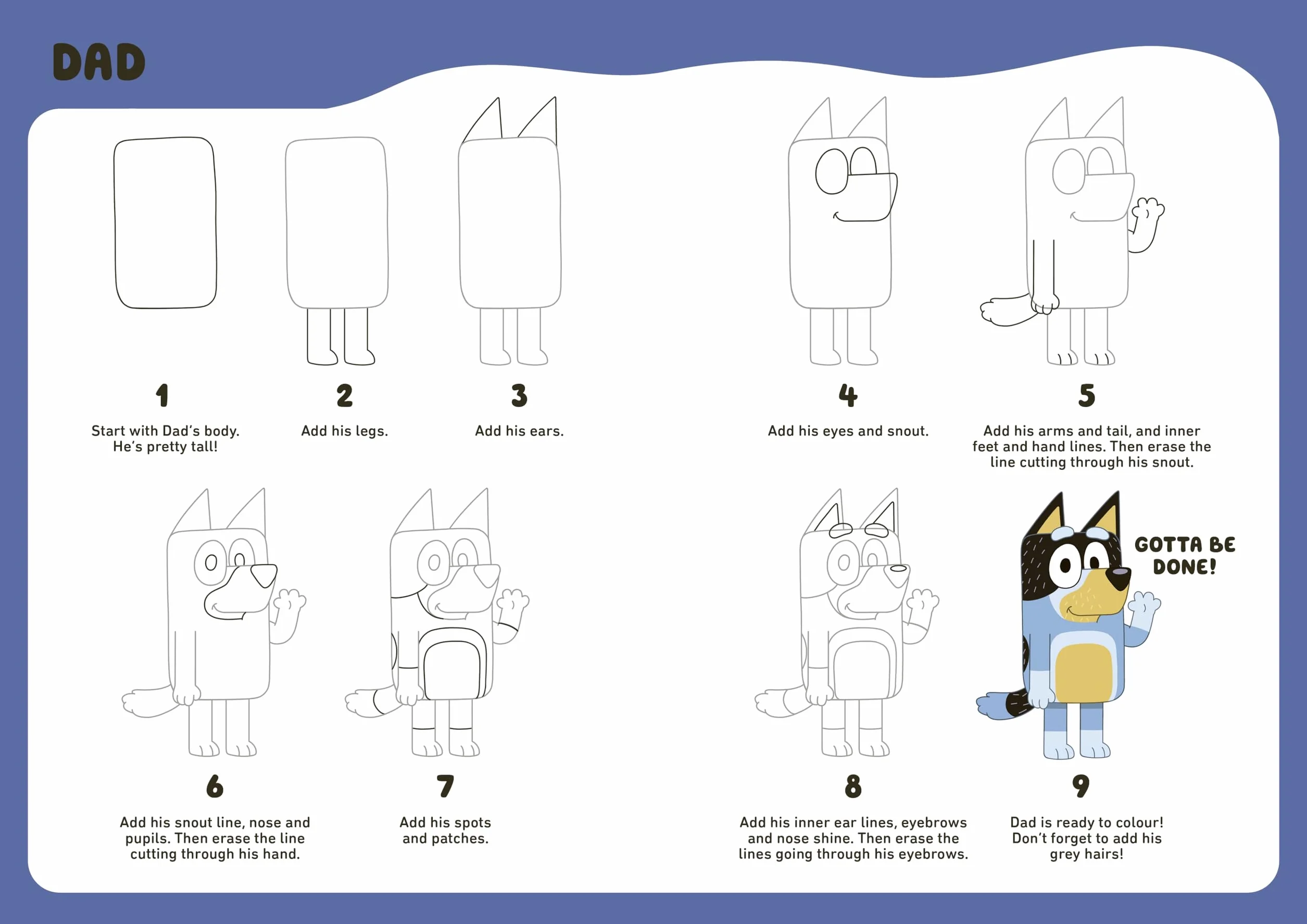 Bluey: How to Draw
