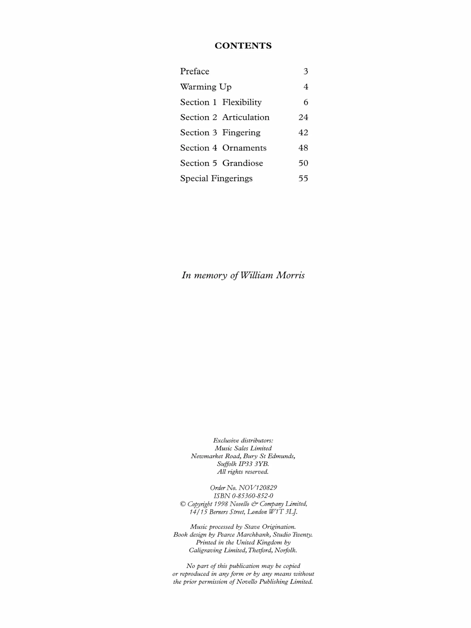 The piccolo study book