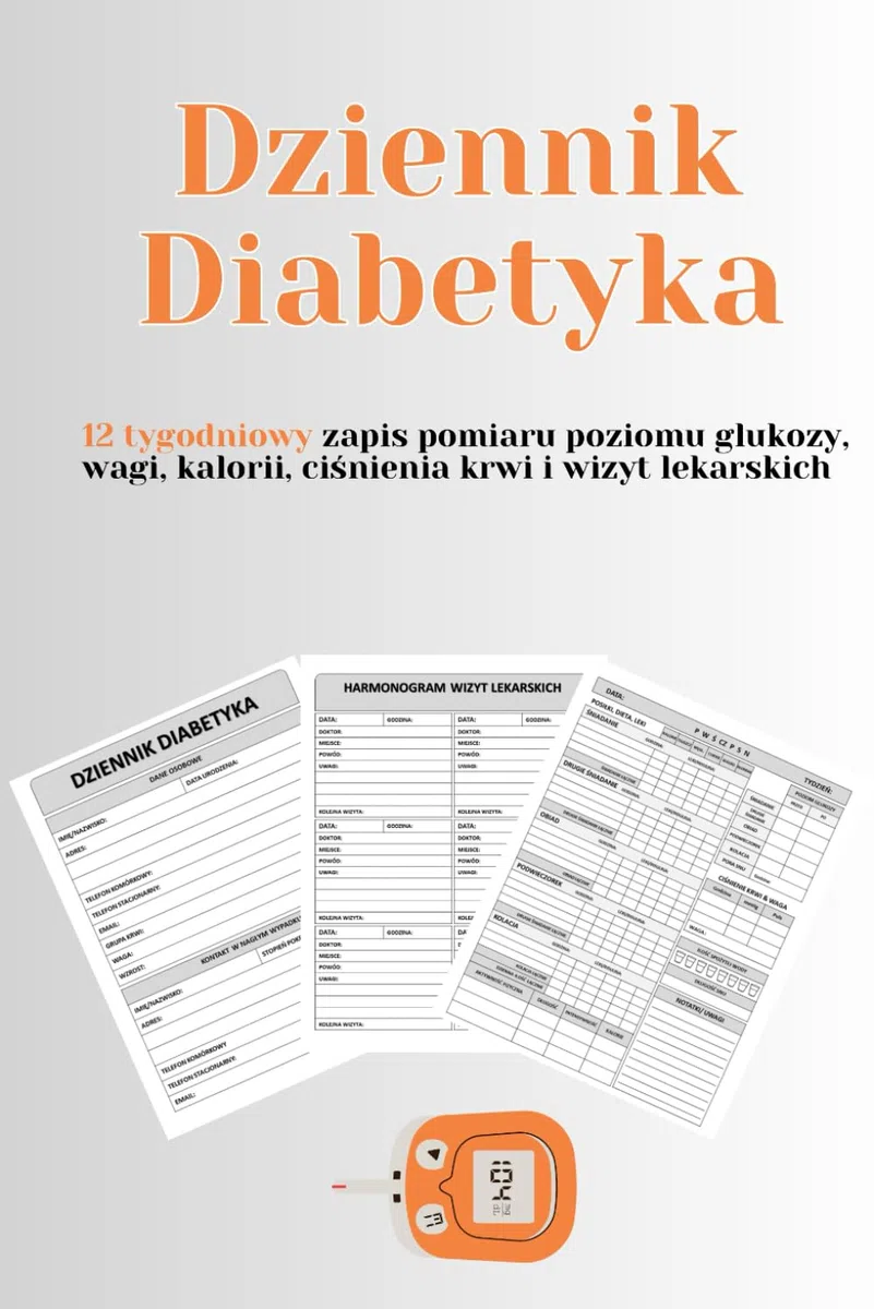 Dziennik Diabetyka. Planer Do Monitorowania Poziomu Glukozy, Ciśnienia, Kalorii Dla Osób Chorych Na Cukrzycę.: Dieta Dla Diabetyków z Aktywnościami Fizycznymi.
