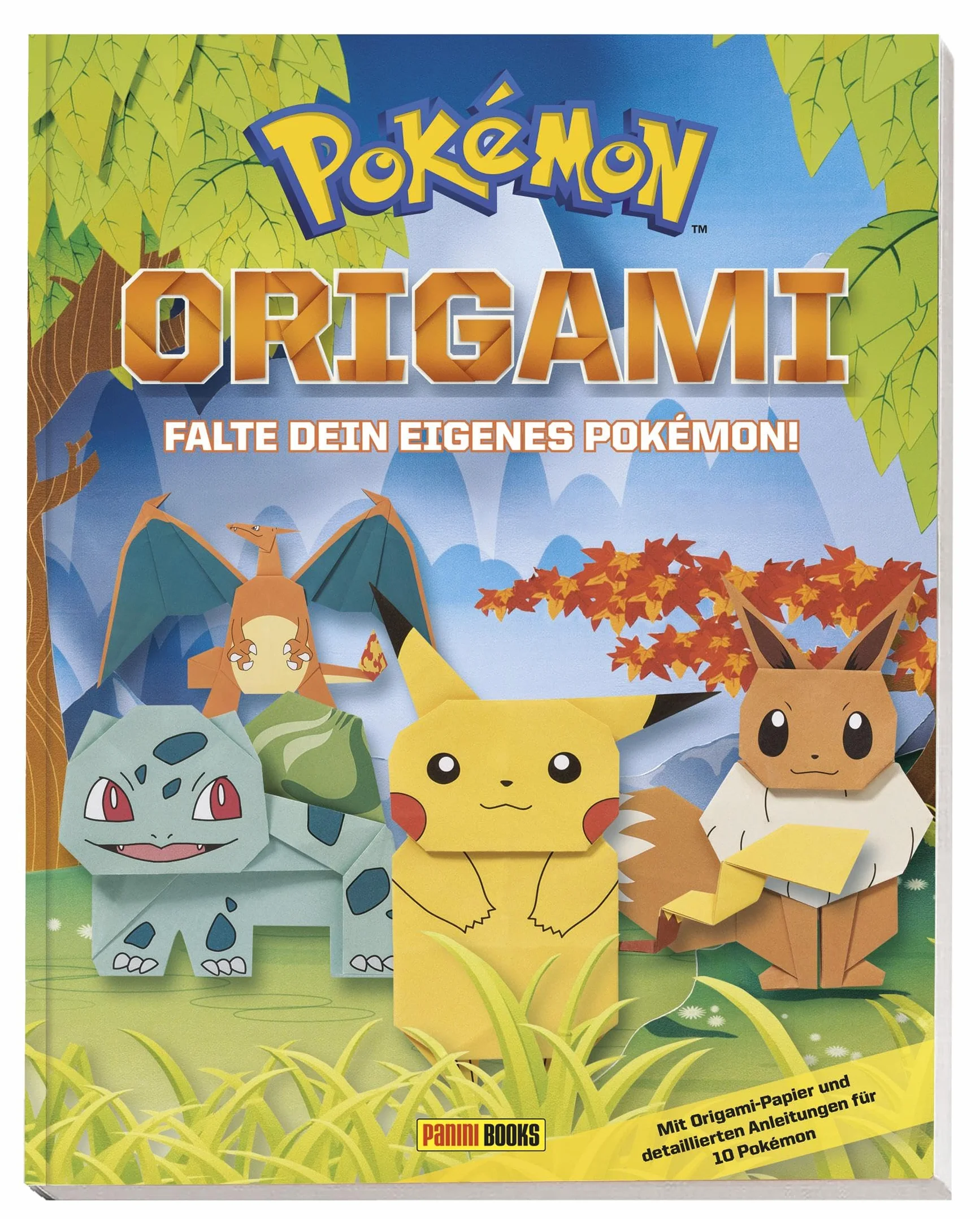 Pokémon: Origami - Falte Dein eigenes Pokémon: Mit 32 Seiten Origami-Faltpapier perforiert