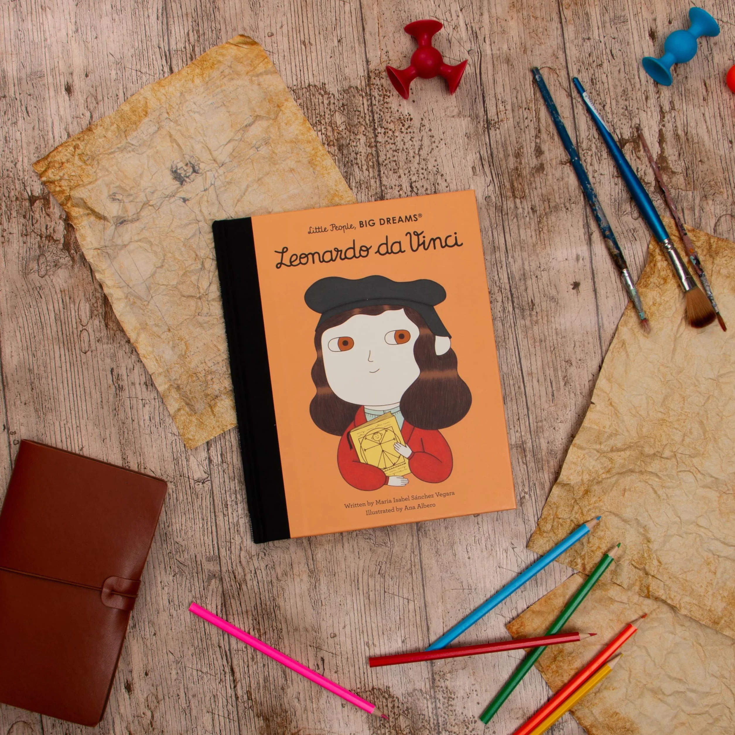 Little People Big Dreams Leonardo Da Vinci /anglais: Volume 141